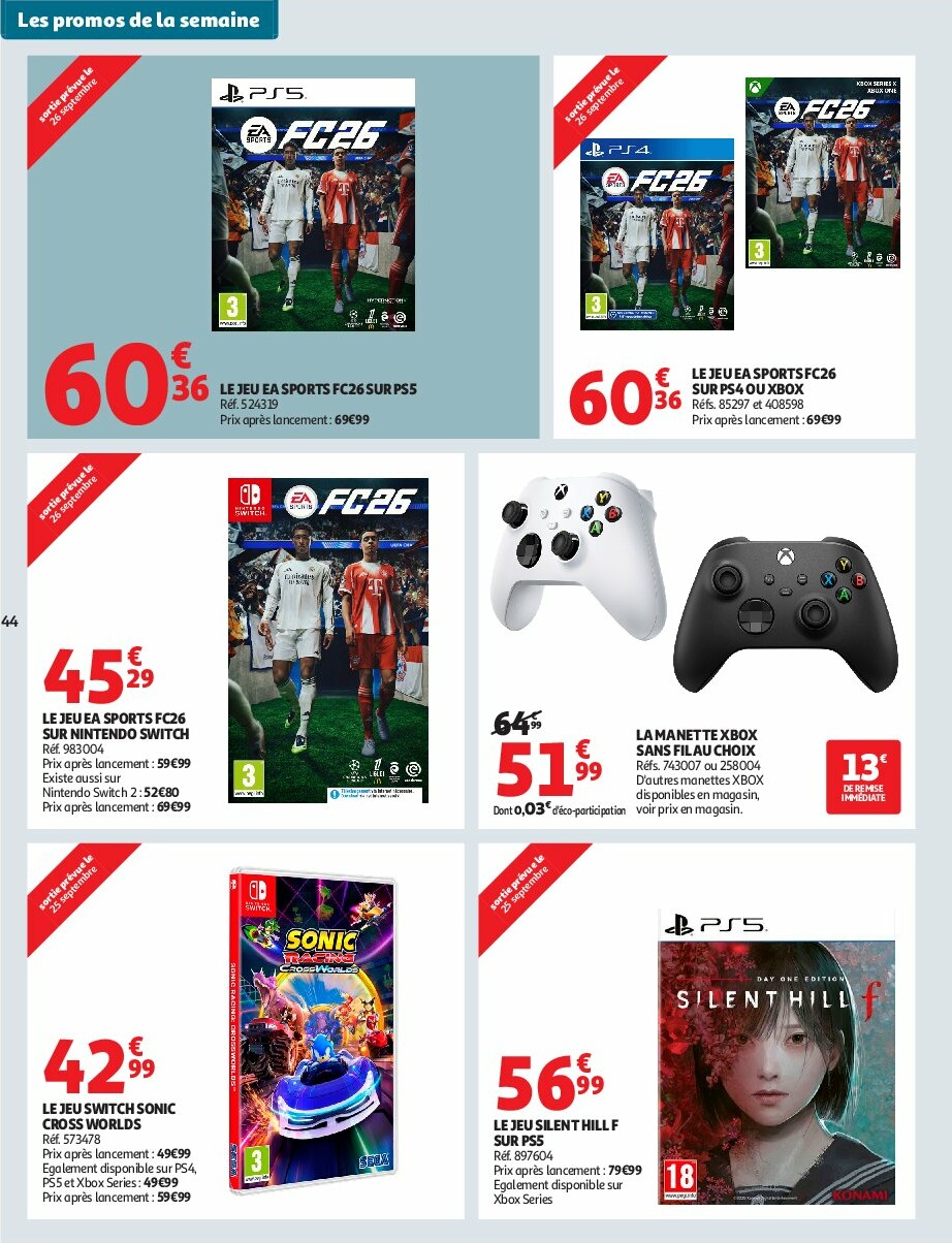 auchan - Catalogue Auchan - L'Asie, on peut aller très loin avec des prix bas valable du 23/09 au 05/10 - page: 44