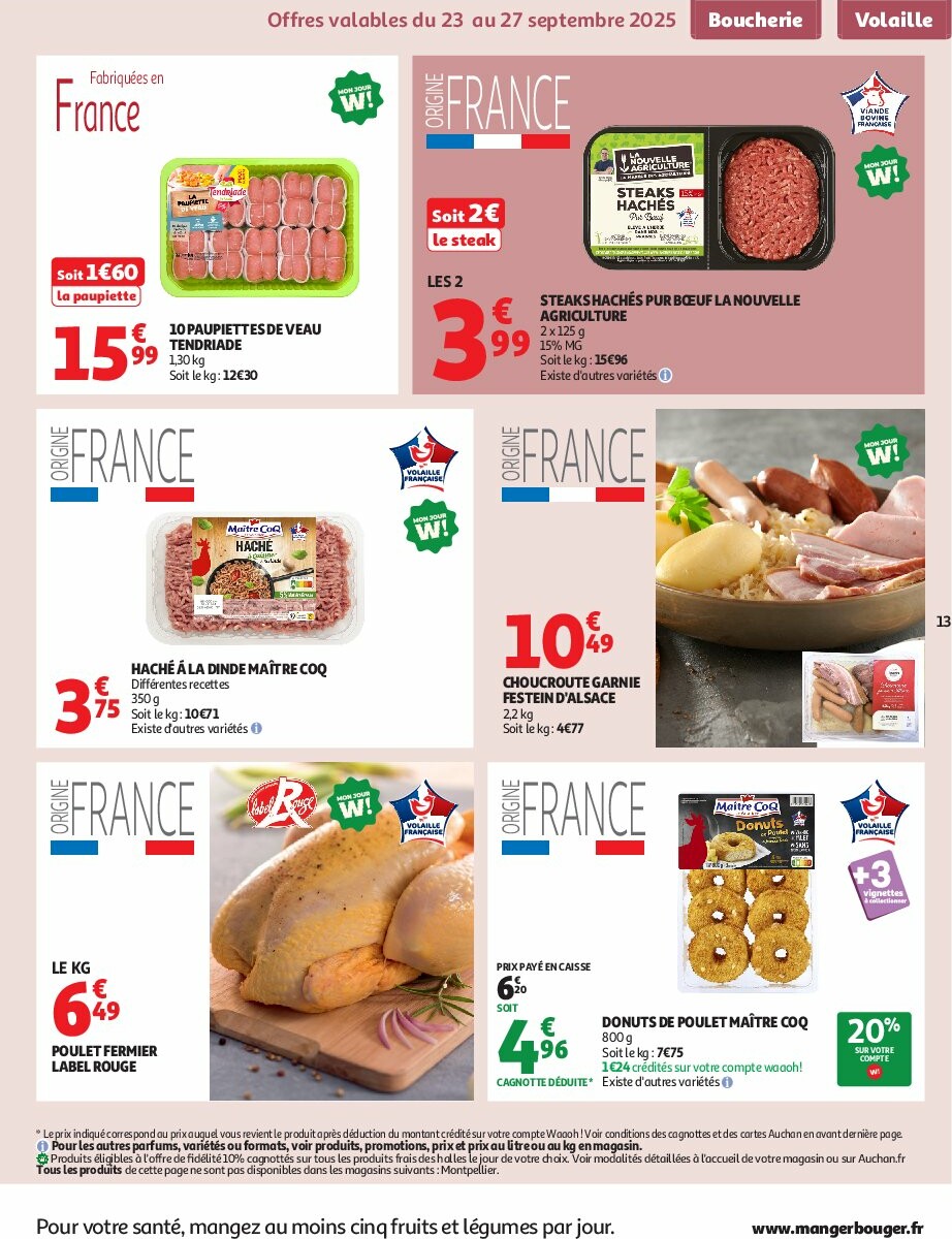 auchan - Catalogue Auchan - L'Asie, on peut aller très loin avec des prix bas valable du 23/09 au 05/10 - page: 13