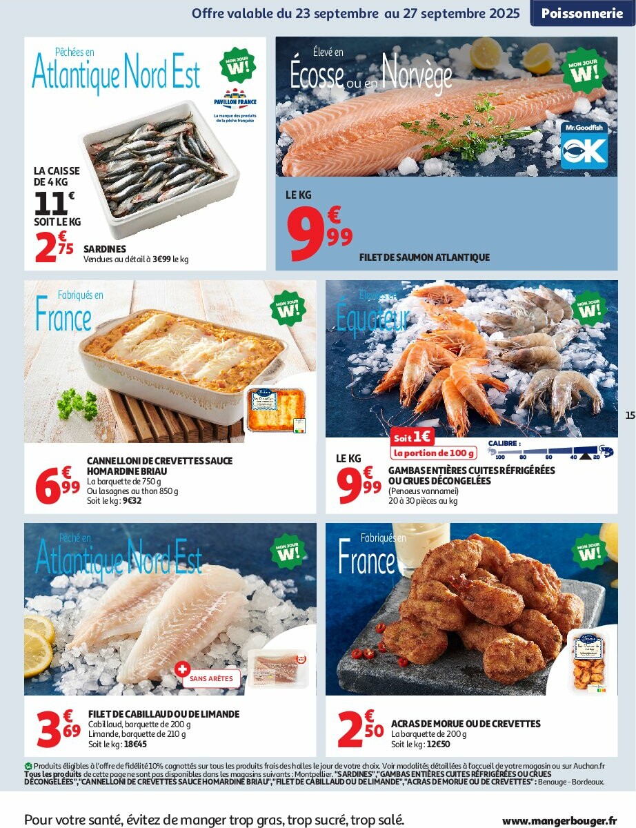 auchan - Catalogue Auchan - L'Asie, on peut aller très loin avec des prix bas valable du 23/09 au 05/10 - page: 15