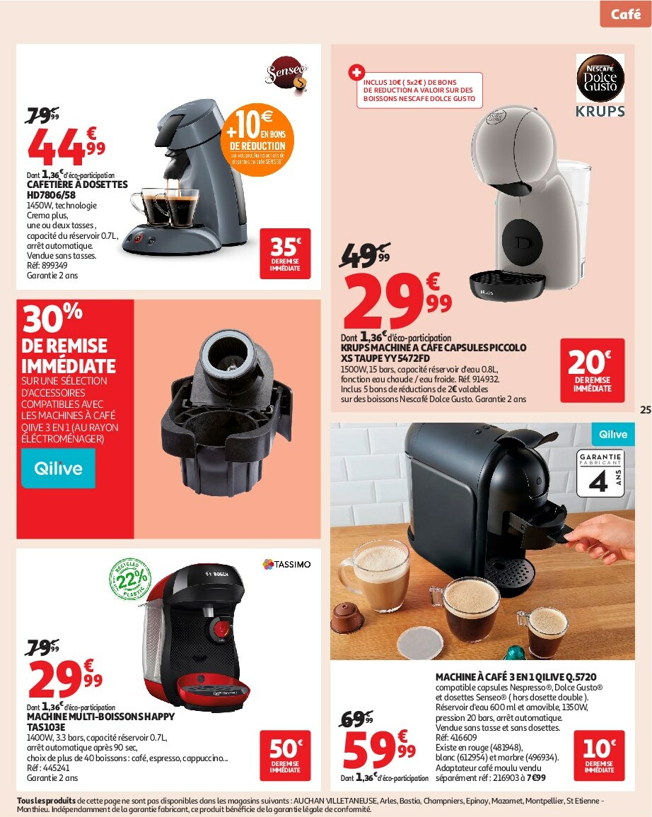 auchan - Catalogue Auchan - Notre ingrédient secret c'est le prix valable du 23/09 au 05/10 - page: 25