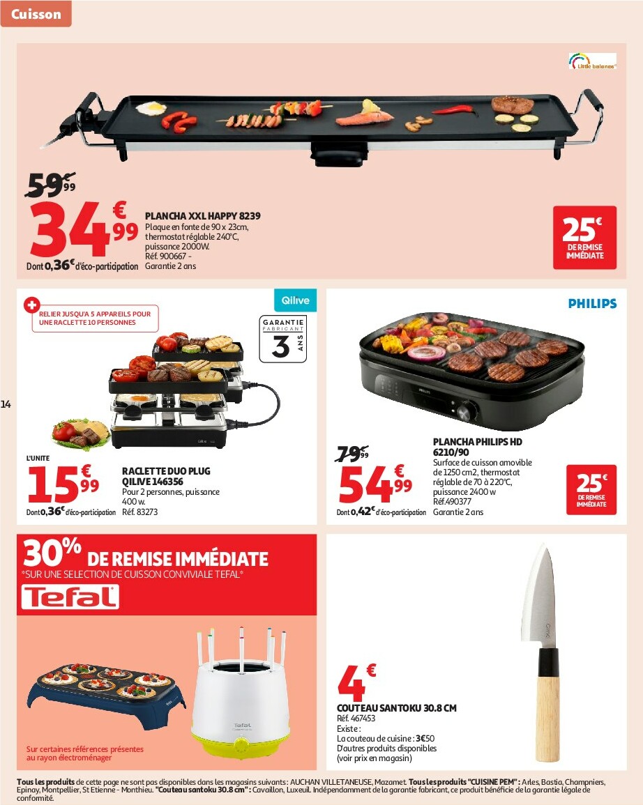 auchan - Catalogue Auchan - Notre ingrédient secret c'est le prix valable du 23/09 au 05/10 - page: 14