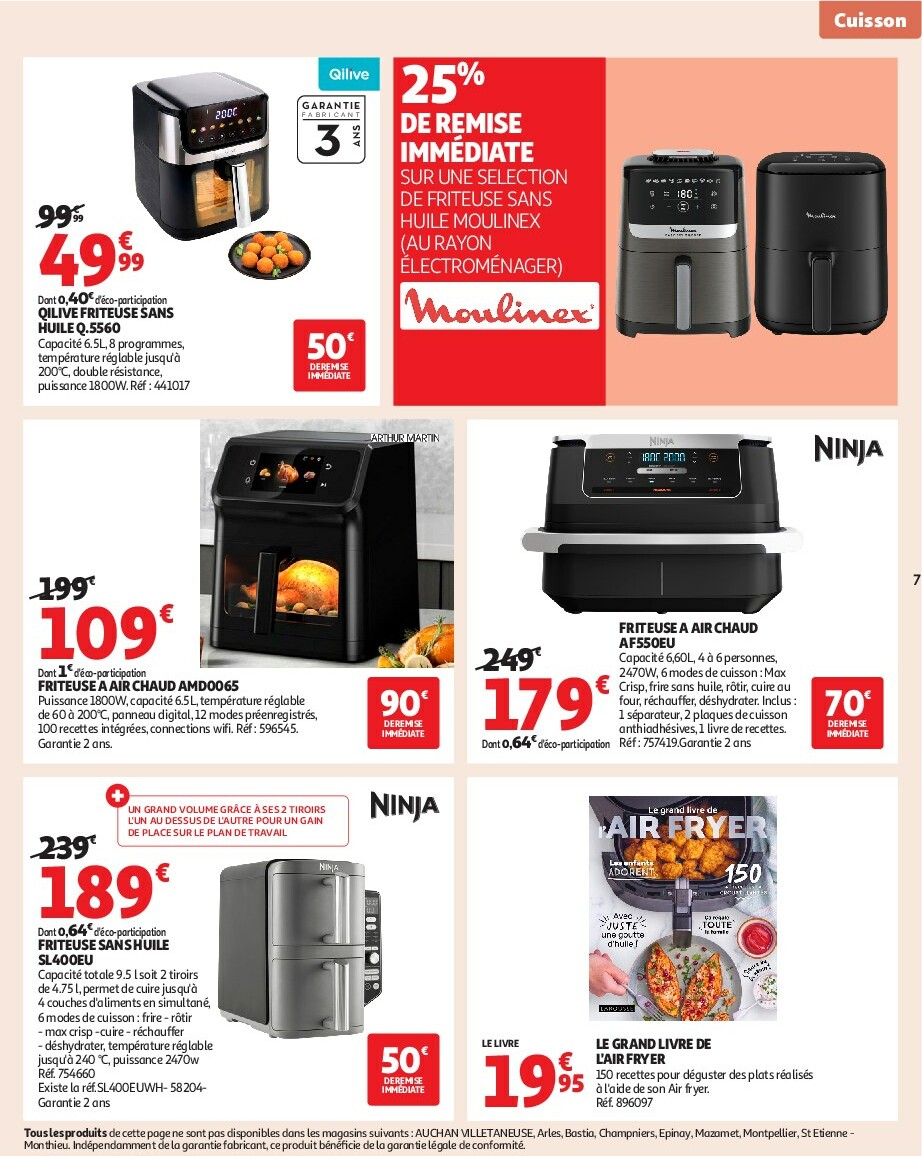 auchan - Catalogue Auchan - Notre ingrédient secret c'est le prix valable du 23/09 au 05/10 - page: 7