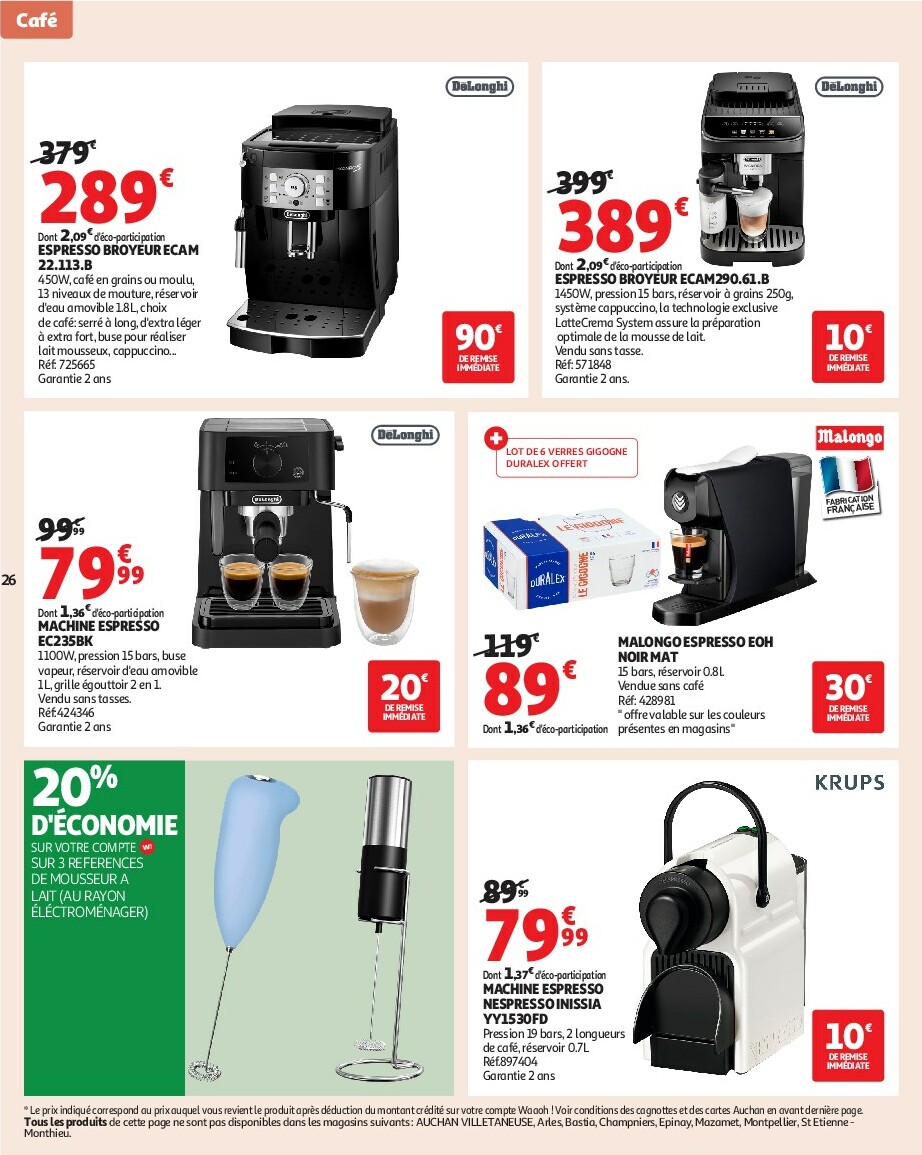 auchan - Catalogue Auchan - Notre ingrédient secret c'est le prix valable du 23/09 au 05/10 - page: 26