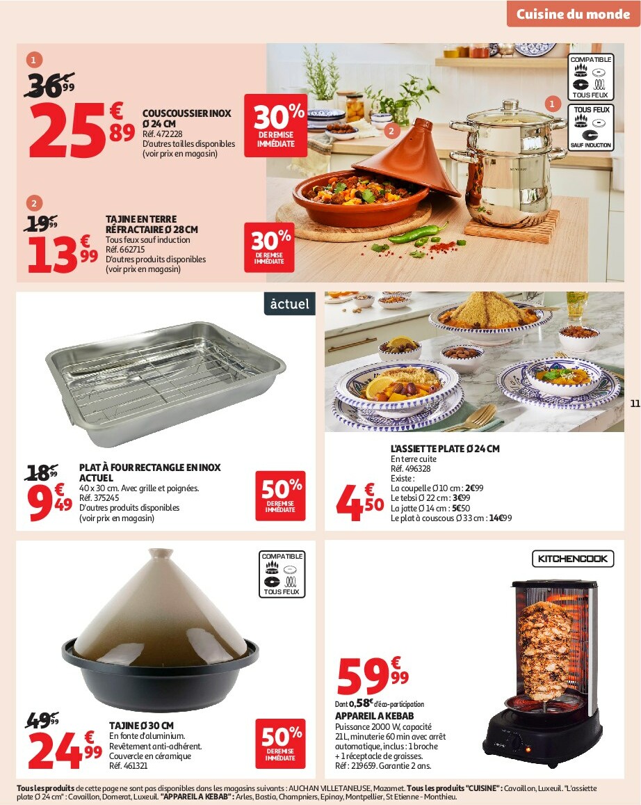 auchan - Catalogue Auchan - Notre ingrédient secret c'est le prix valable du 23/09 au 05/10 - page: 11
