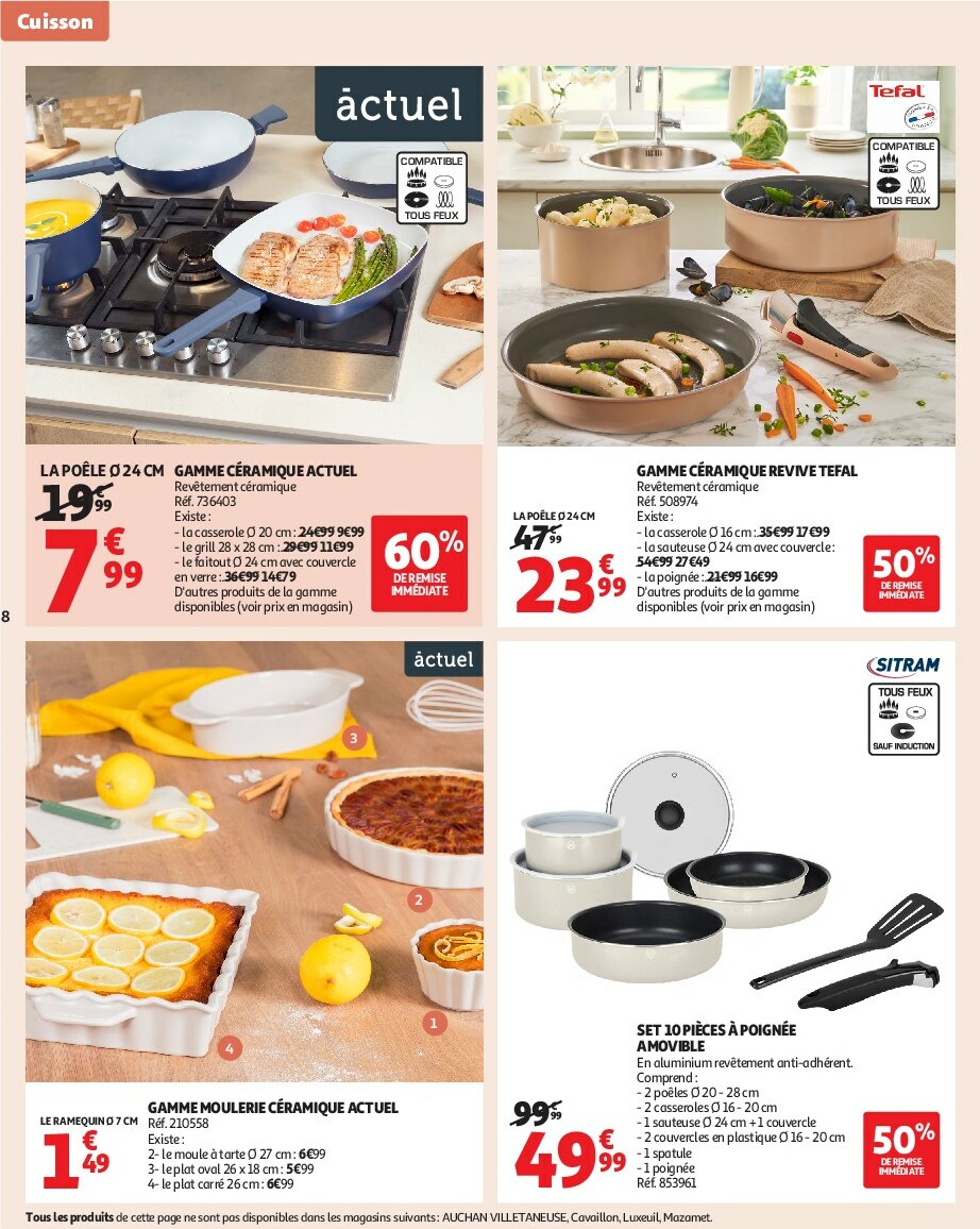 auchan - Catalogue Auchan - Notre ingrédient secret c'est le prix valable du 23/09 au 05/10 - page: 8