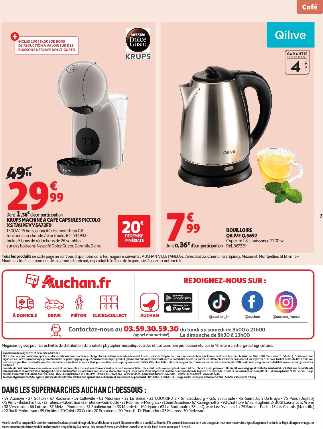 auchan - Catalogue Auchan - Notre ingrédient secret c'est le prix dans votre super valable du 23/09 au 04/10 - page: 7