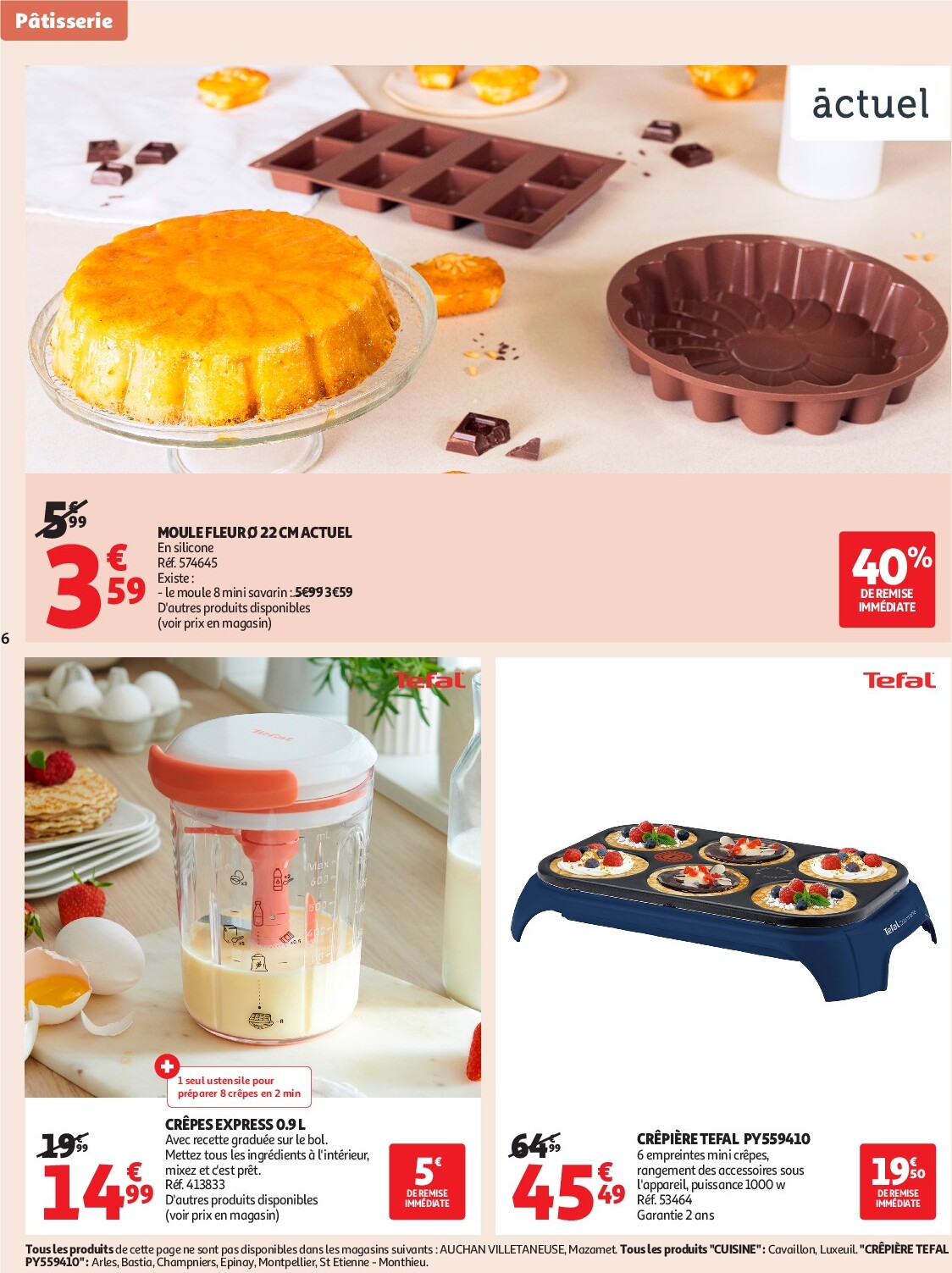 auchan - Catalogue Auchan - Notre ingrédient secret c'est le prix dans votre super valable du 23/09 au 04/10 - page: 6