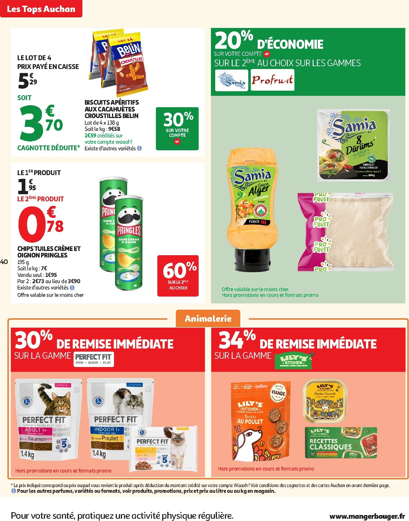 auchan - Catalogue Auchan - Les Halles d'automne : les prix bas, c'est toujours de saison valable du 30/09 au 12/10 - page: 40