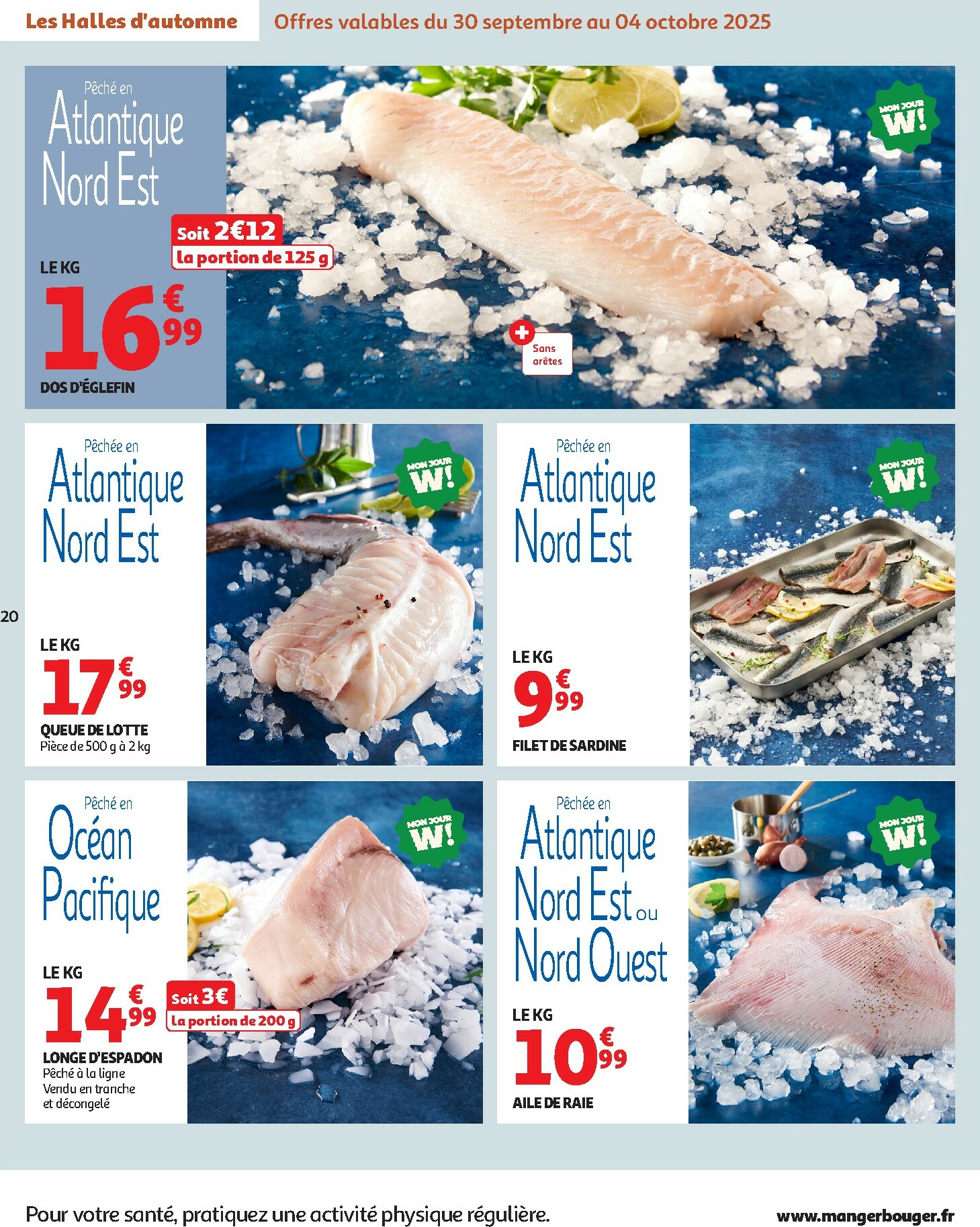 auchan - Catalogue Auchan - Les Halles d'automne : les prix bas, c'est toujours de saison valable du 30/09 au 12/10 - page: 20