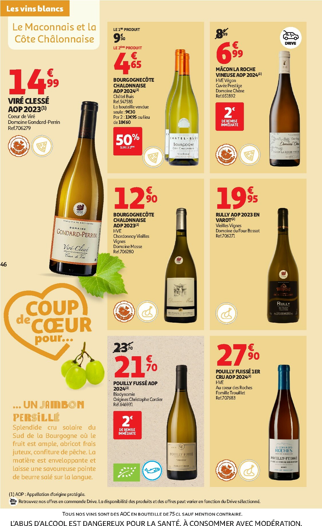 auchan - Catalogue Auchan - Foire aux Vins d'Automne valable du 30/09 au 12/10 - page: 46
