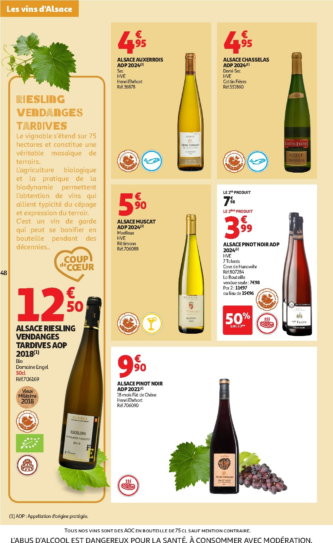auchan - Catalogue Auchan - Foire aux Vins d'Automne valable du 30/09 au 12/10 - page: 48