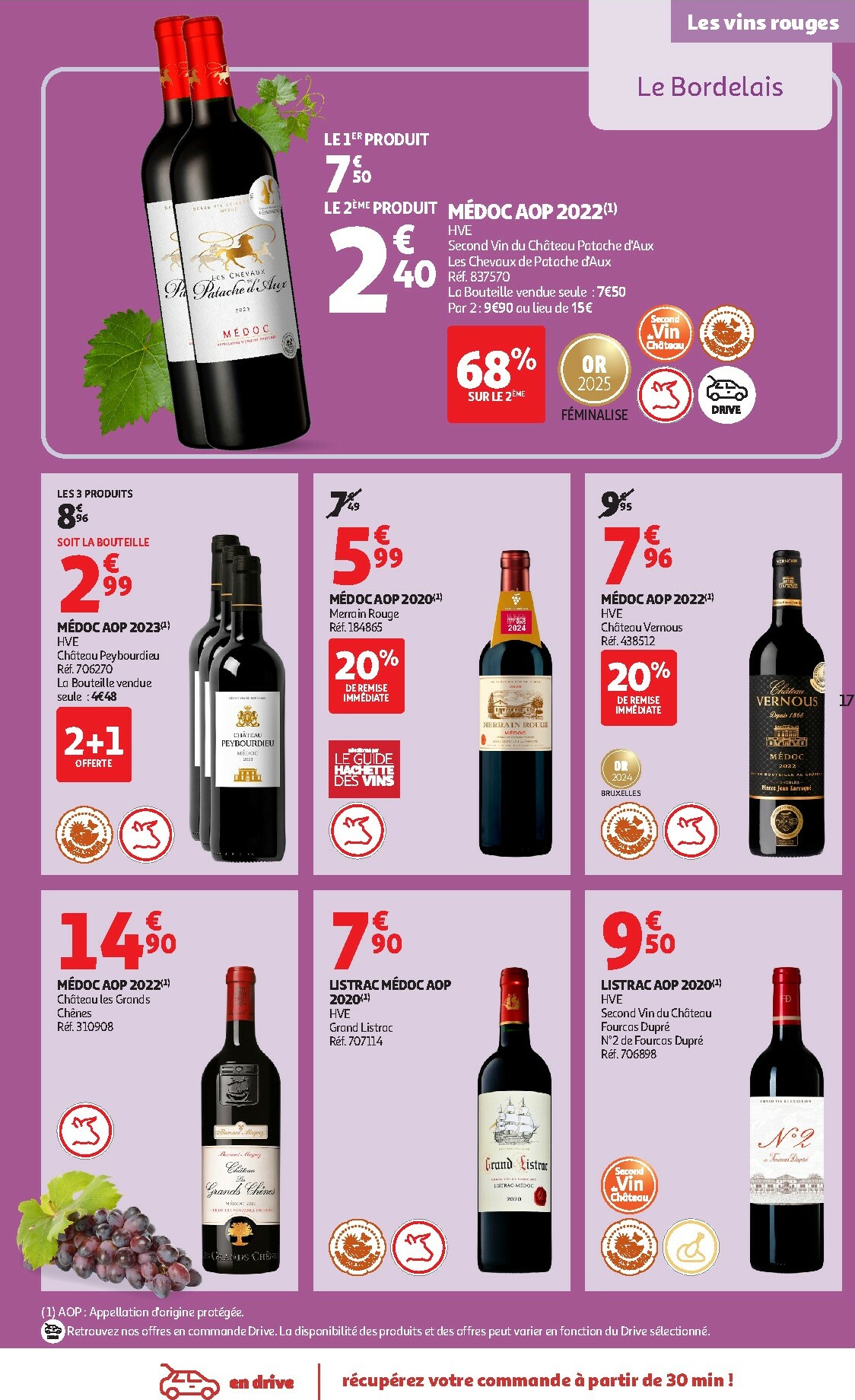 auchan - Catalogue Auchan - Foire aux Vins d'Automne valable du 30/09 au 12/10 - page: 17