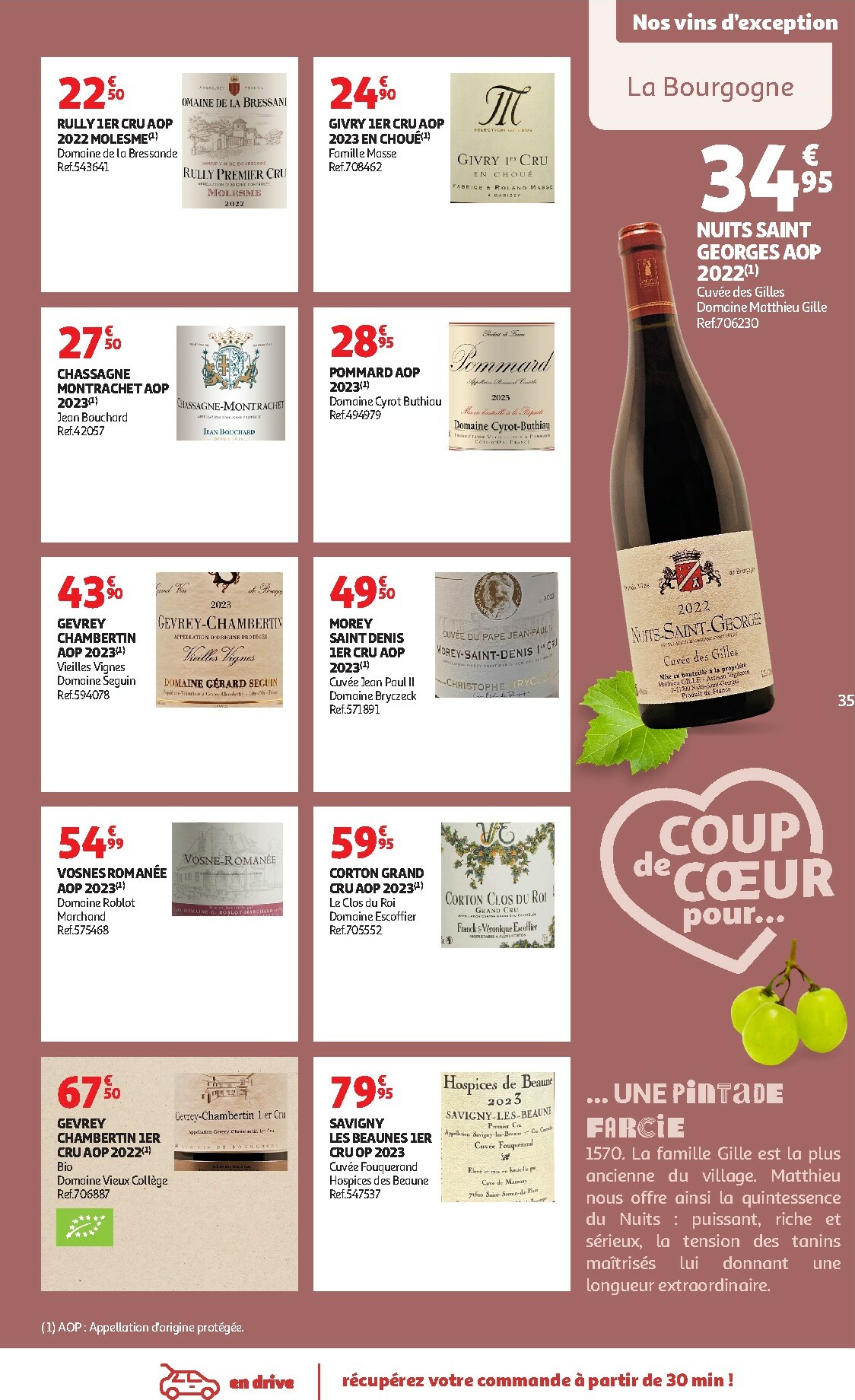 auchan - Catalogue Auchan - Foire aux Vins d'Automne valable du 30/09 au 12/10 - page: 35