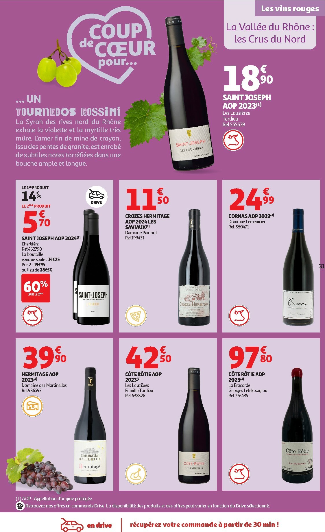 auchan - Catalogue Auchan - Foire aux Vins d'Automne valable du 30/09 au 12/10 - page: 31