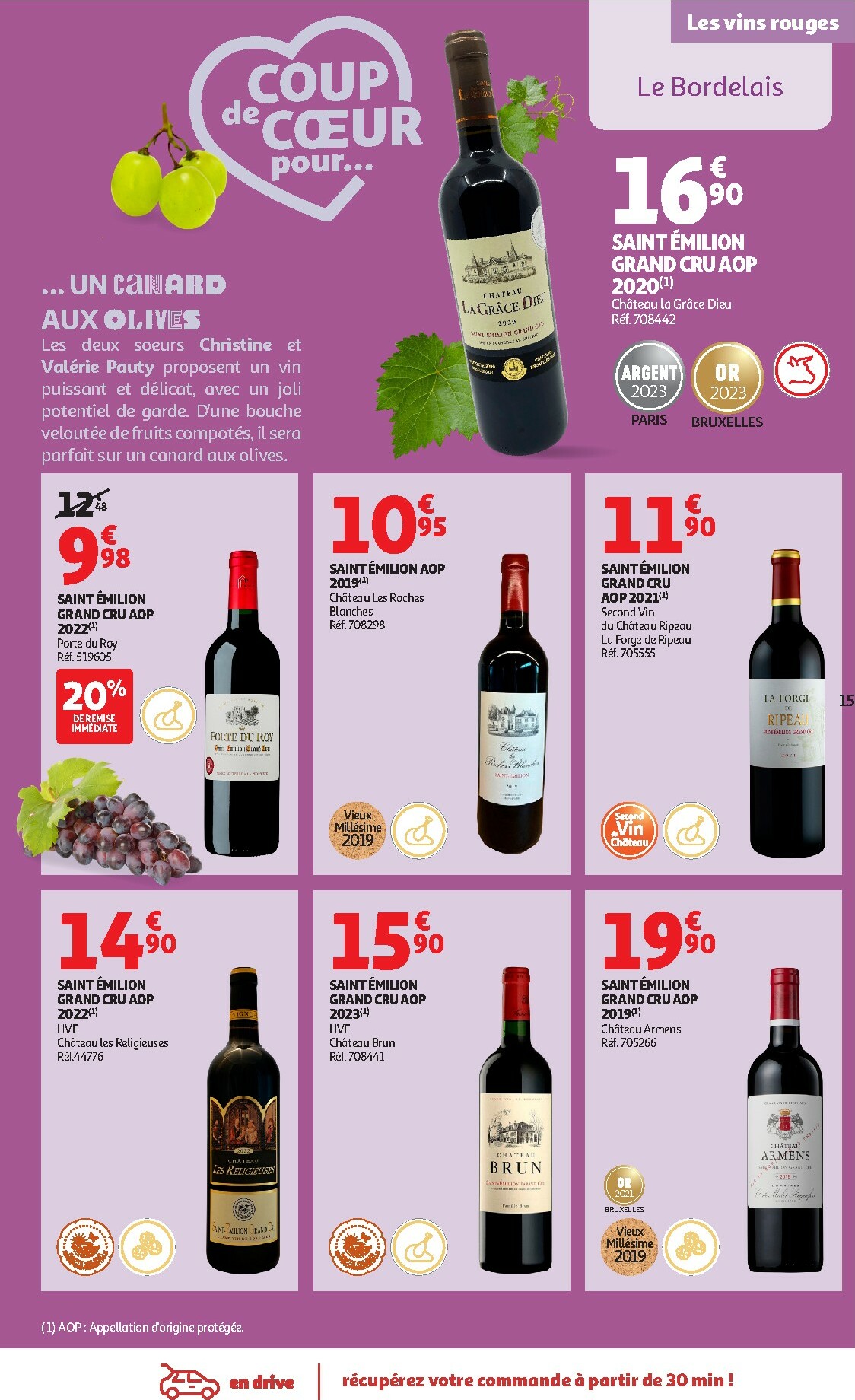 auchan - Catalogue Auchan - Foire aux Vins d'Automne valable du 30/09 au 12/10 - page: 15