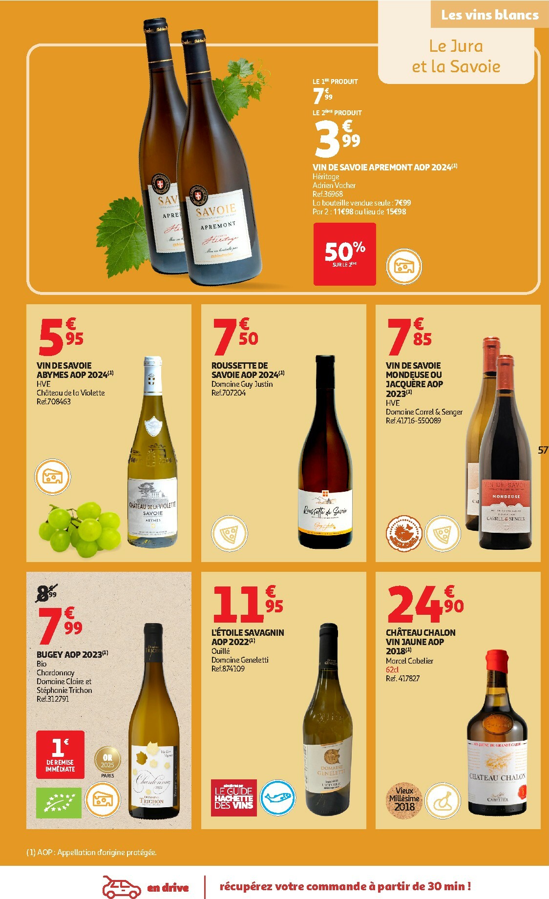 auchan - Catalogue Auchan - Foire aux Vins d'Automne valable du 30/09 au 12/10 - page: 57