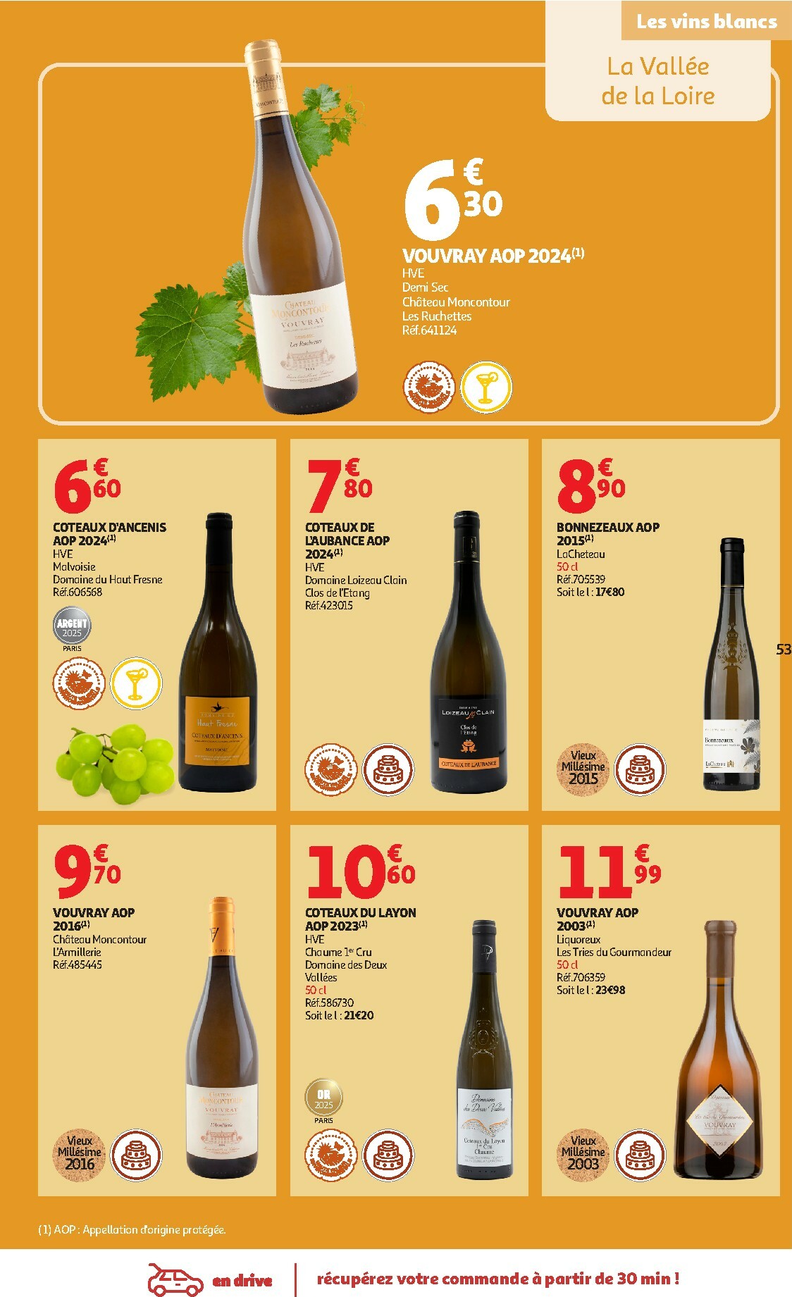 auchan - Catalogue Auchan - Foire aux Vins d'Automne valable du 30/09 au 12/10 - page: 53