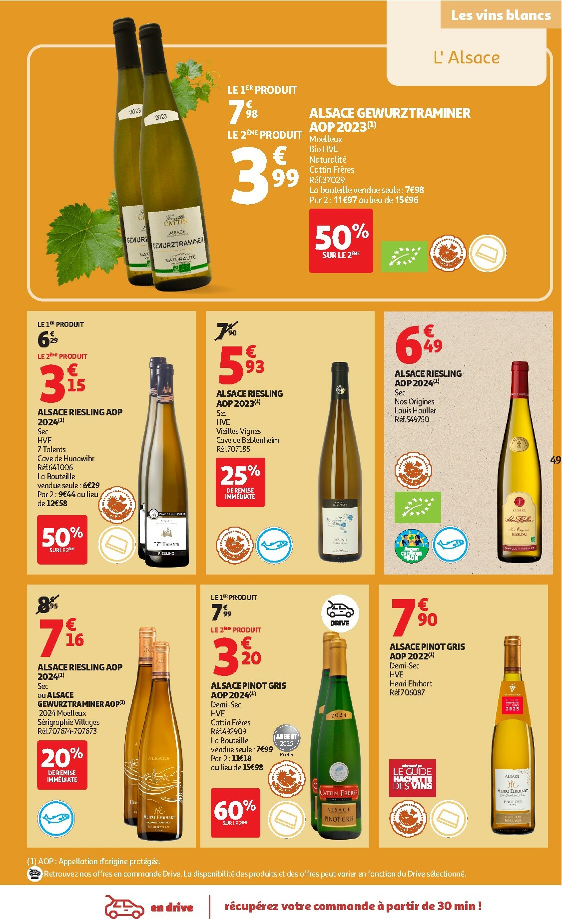 auchan - Catalogue Auchan - Foire aux Vins d'Automne valable du 30/09 au 12/10 - page: 49