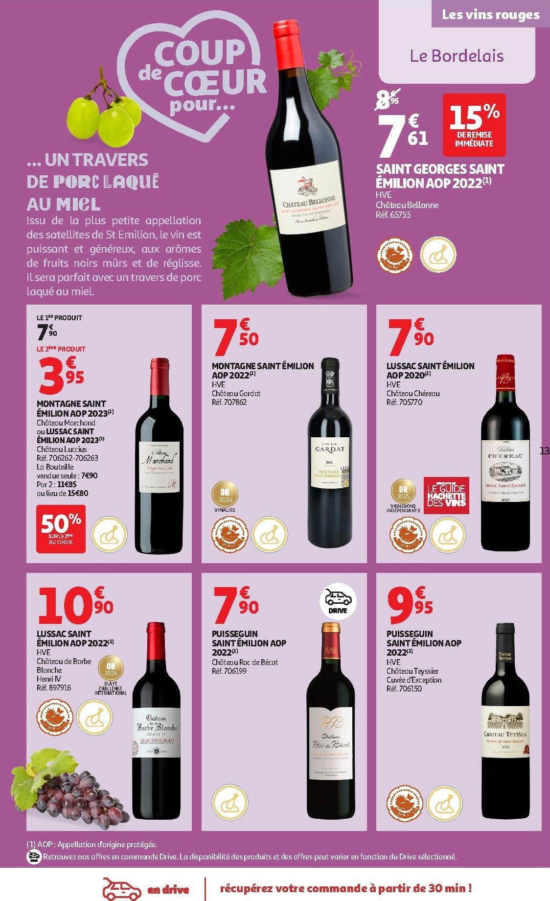auchan - Catalogue Auchan - Foire aux Vins d'Automne valable du 30/09 au 12/10 - page: 13