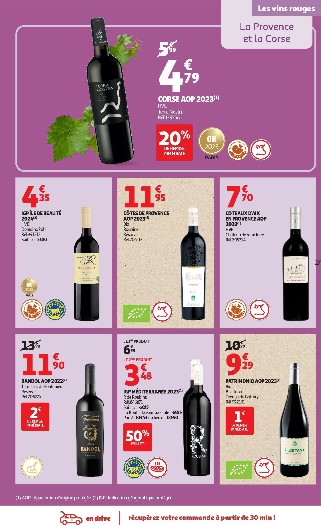 auchan - Catalogue Auchan - Foire aux Vins d'Automne valable du 30/09 au 12/10 - page: 27