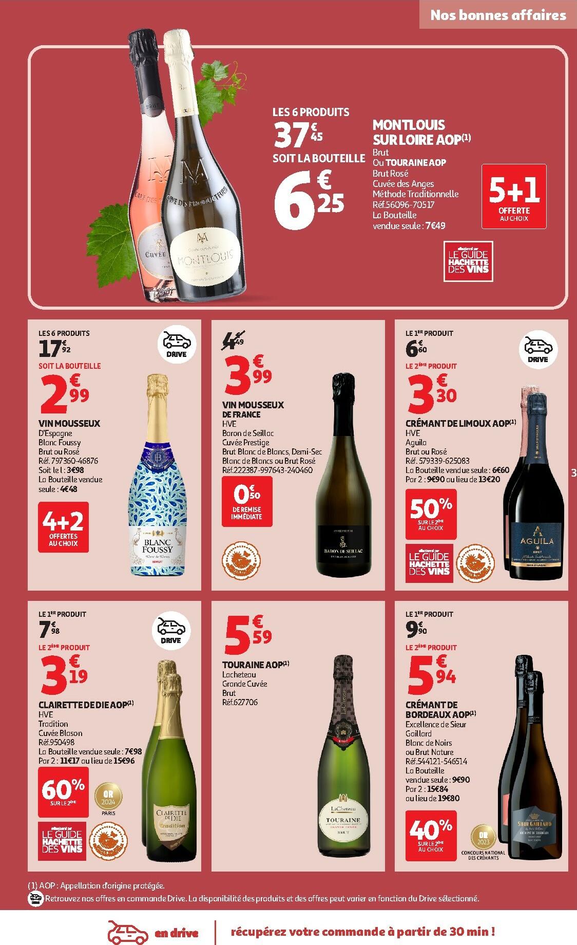 auchan - Catalogue Auchan - Foire aux Vins d'Automne valable du 30/09 au 12/10 - page: 3