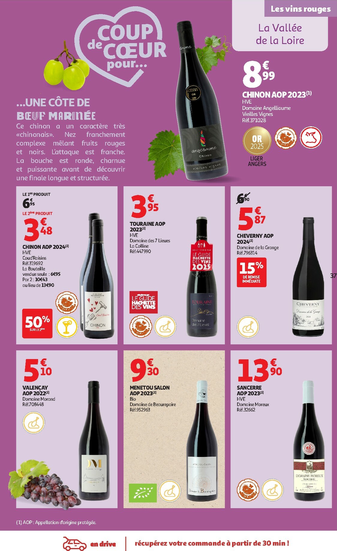 auchan - Catalogue Auchan - Foire aux Vins d'Automne valable du 30/09 au 12/10 - page: 37