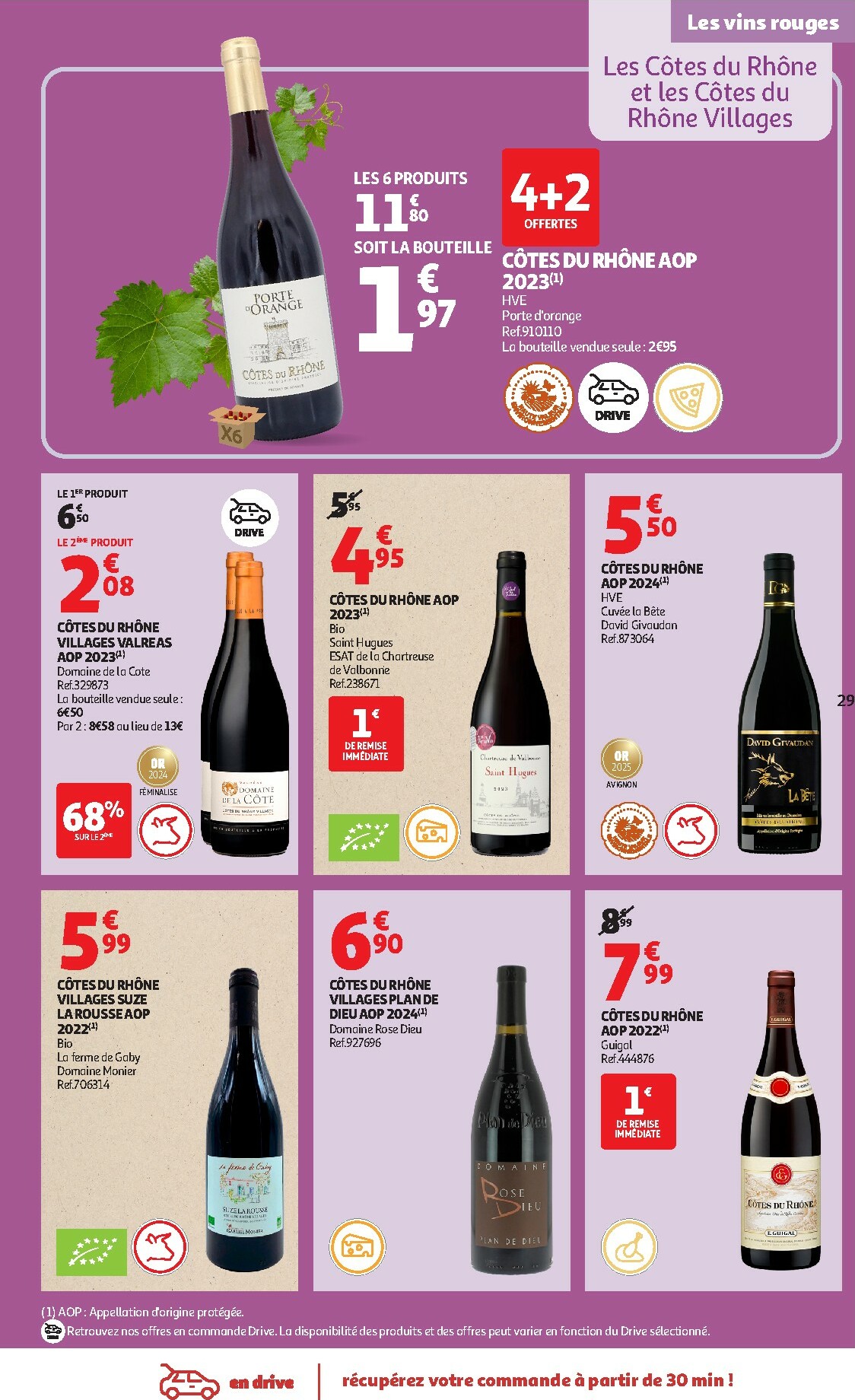auchan - Catalogue Auchan - Foire aux Vins d'Automne valable du 30/09 au 12/10 - page: 29
