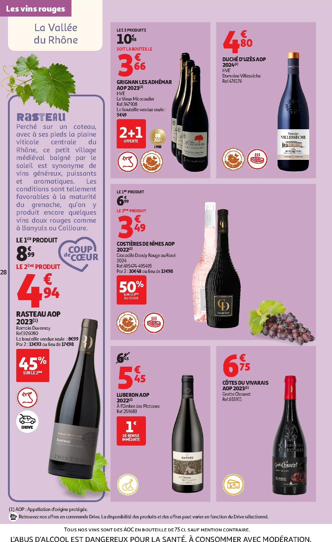 auchan - Catalogue Auchan - Foire aux Vins d'Automne valable du 30/09 au 12/10 - page: 28
