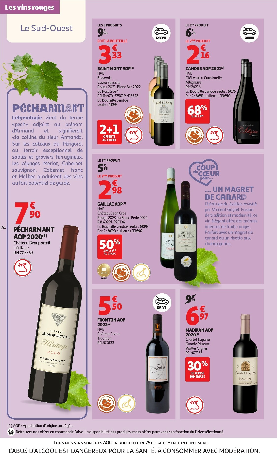 auchan - Catalogue Auchan - Foire aux Vins d'Automne valable du 30/09 au 12/10 - page: 24