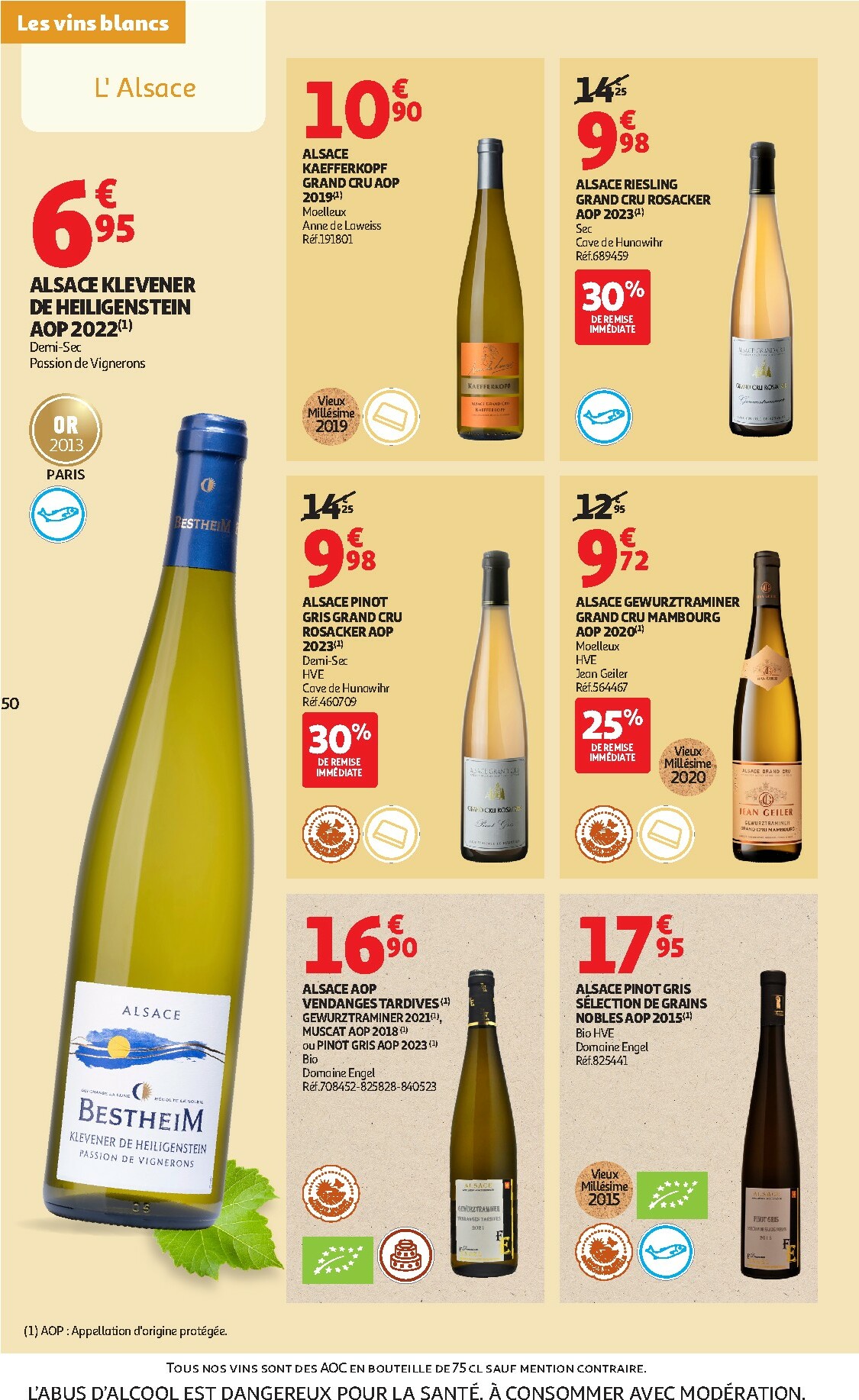 auchan - Catalogue Auchan - Foire aux Vins d'Automne valable du 30/09 au 12/10 - page: 50