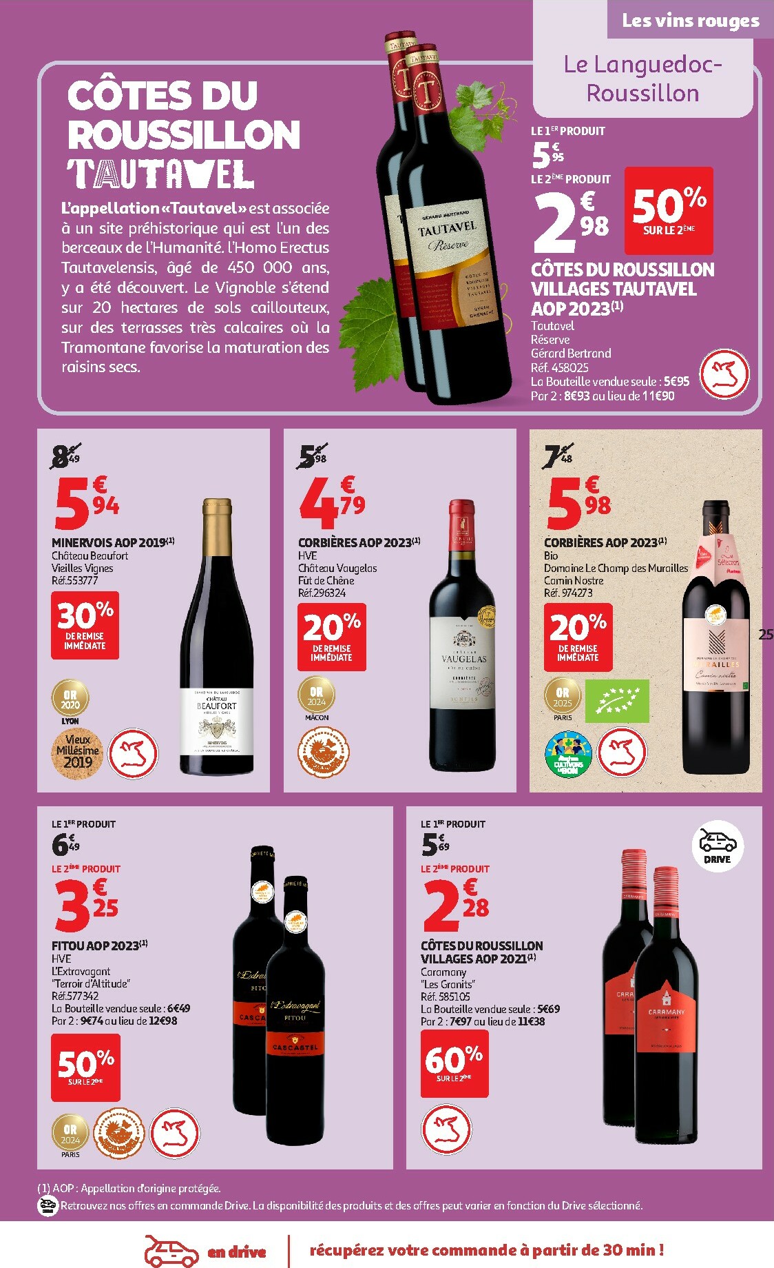 auchan - Catalogue Auchan - Foire aux Vins d'Automne valable du 30/09 au 12/10 - page: 25