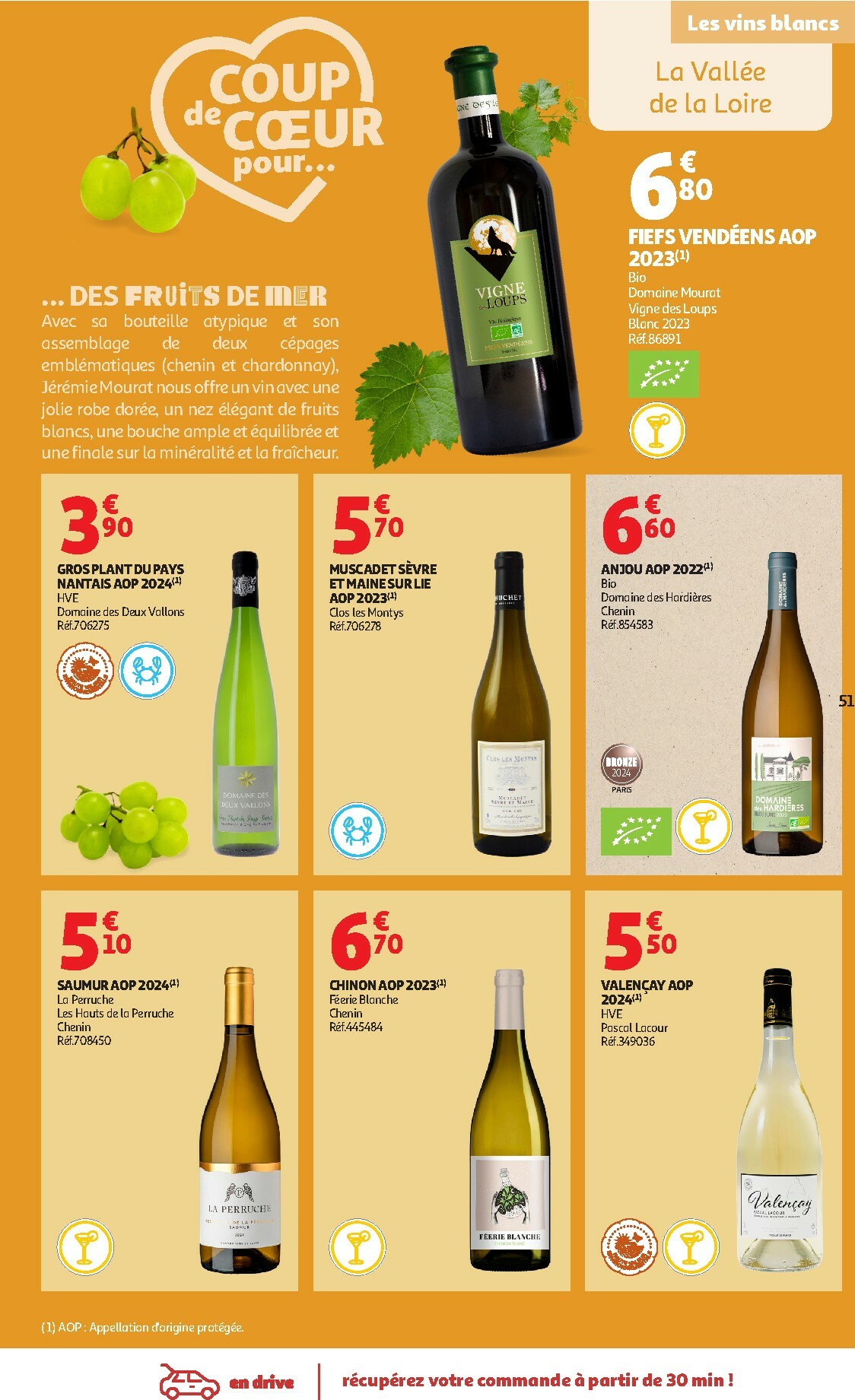 auchan - Catalogue Auchan - Foire aux Vins d'Automne valable du 30/09 au 12/10 - page: 51