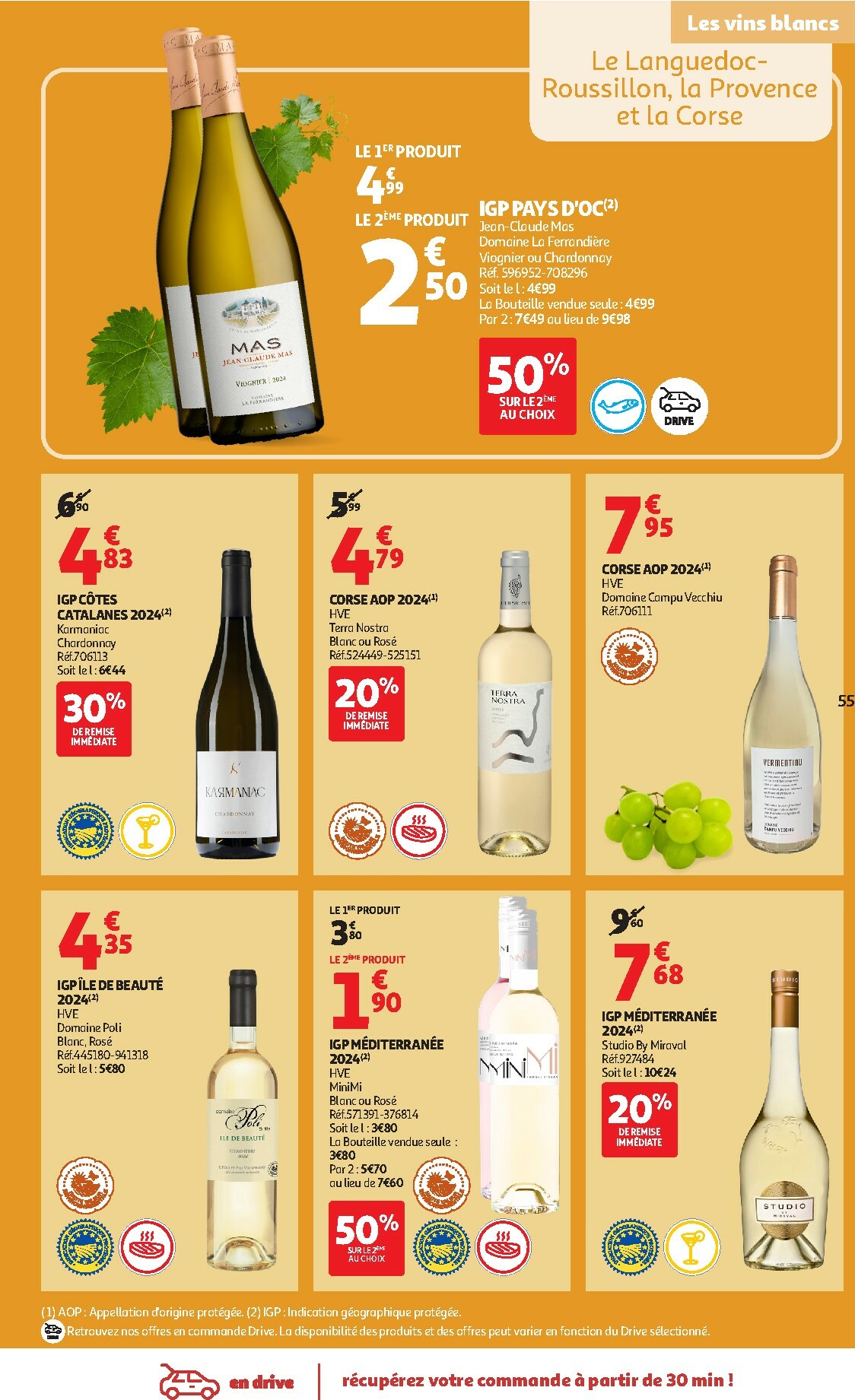 auchan - Catalogue Auchan - Foire aux Vins d'Automne valable du 30/09 au 12/10 - page: 55