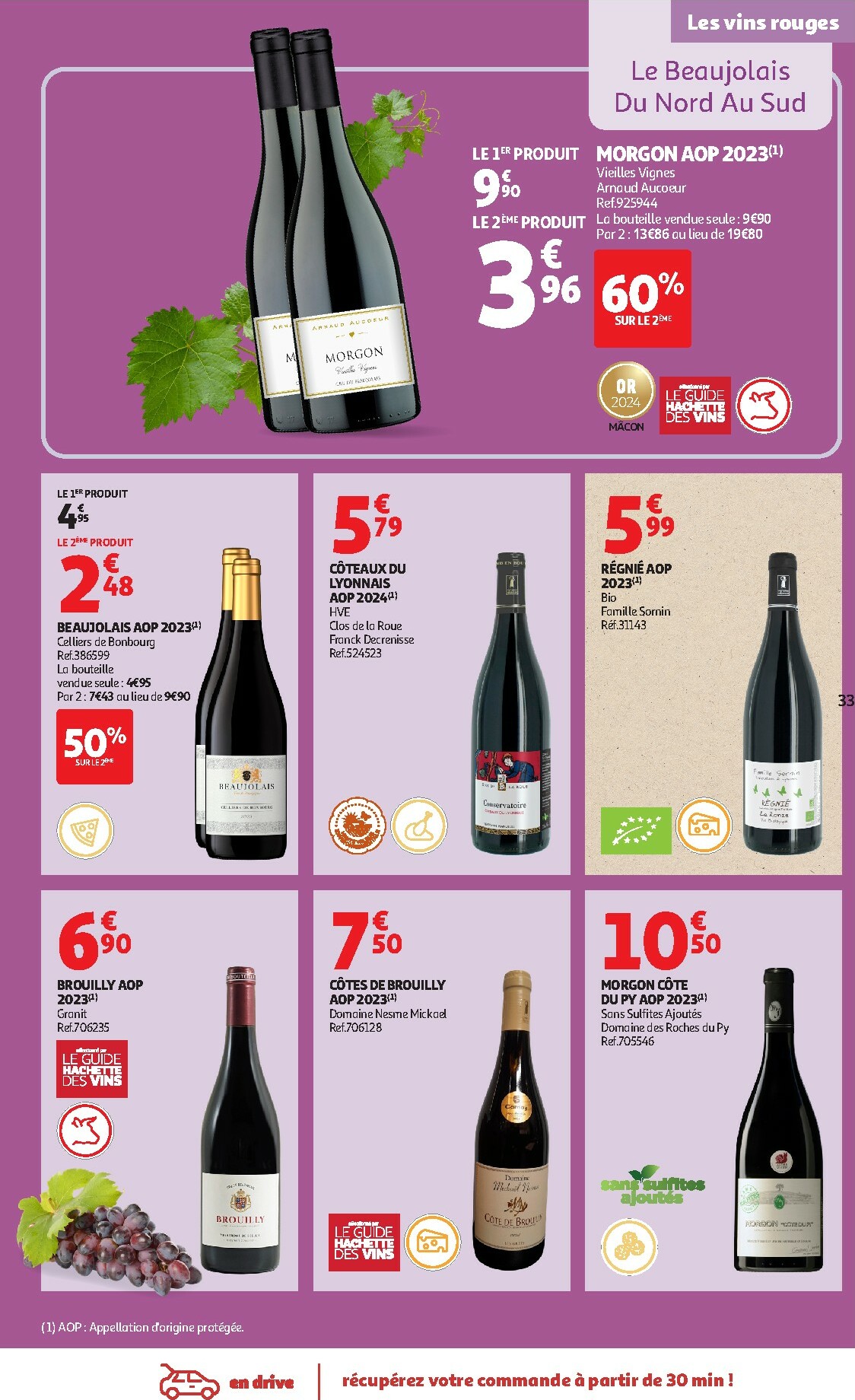 auchan - Catalogue Auchan - Foire aux Vins d'Automne valable du 30/09 au 12/10 - page: 33