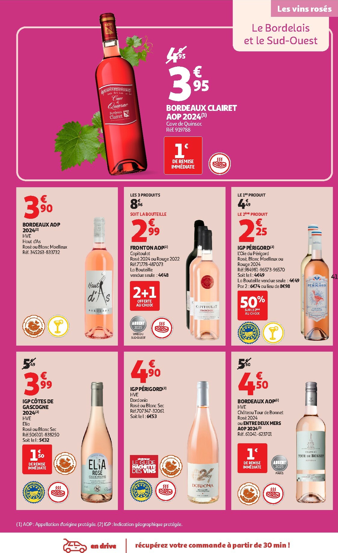 auchan - Catalogue Auchan - Foire aux Vins d'Automne valable du 30/09 au 12/10 - page: 41