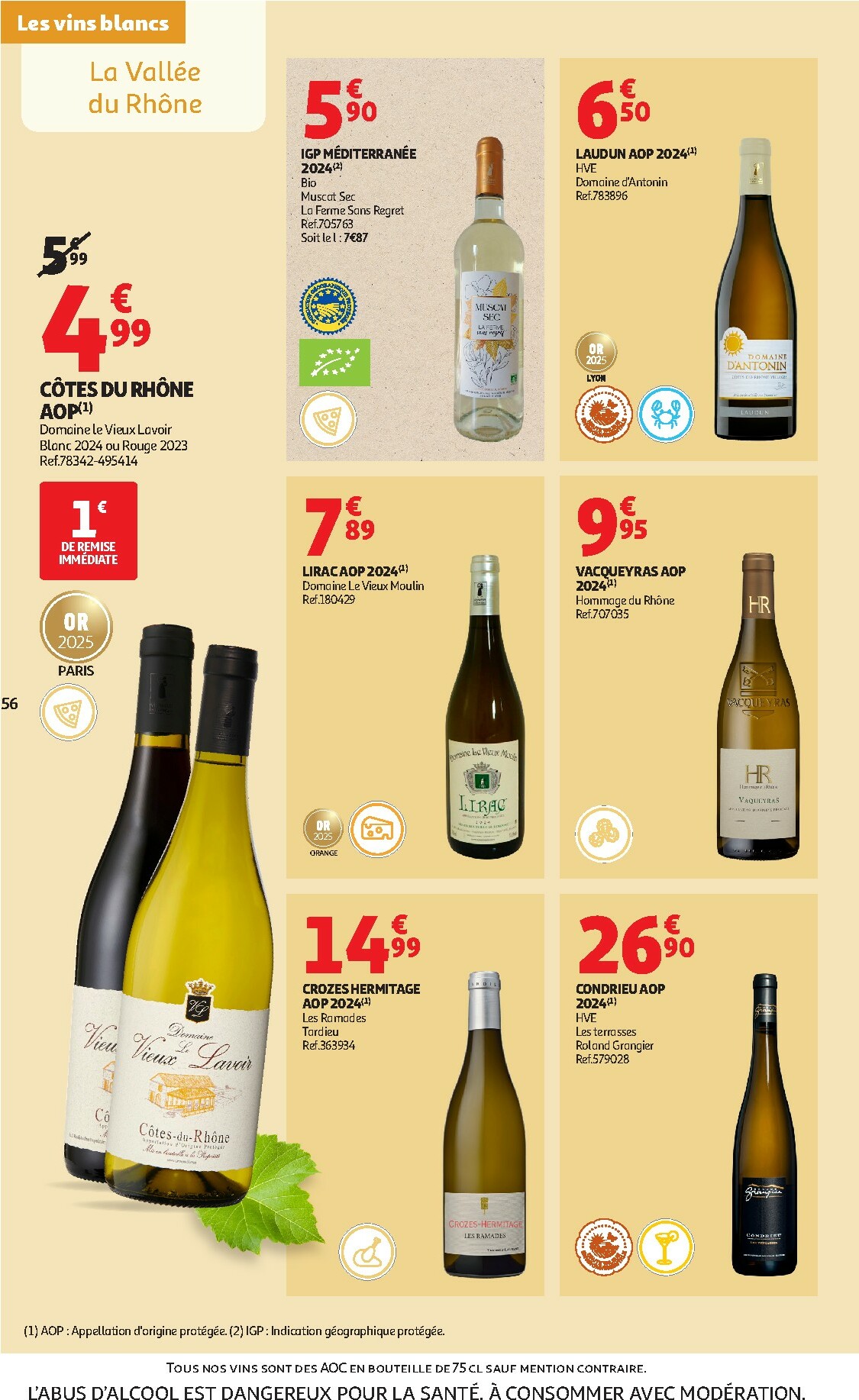 auchan - Catalogue Auchan - Foire aux Vins d'Automne valable du 30/09 au 12/10 - page: 56
