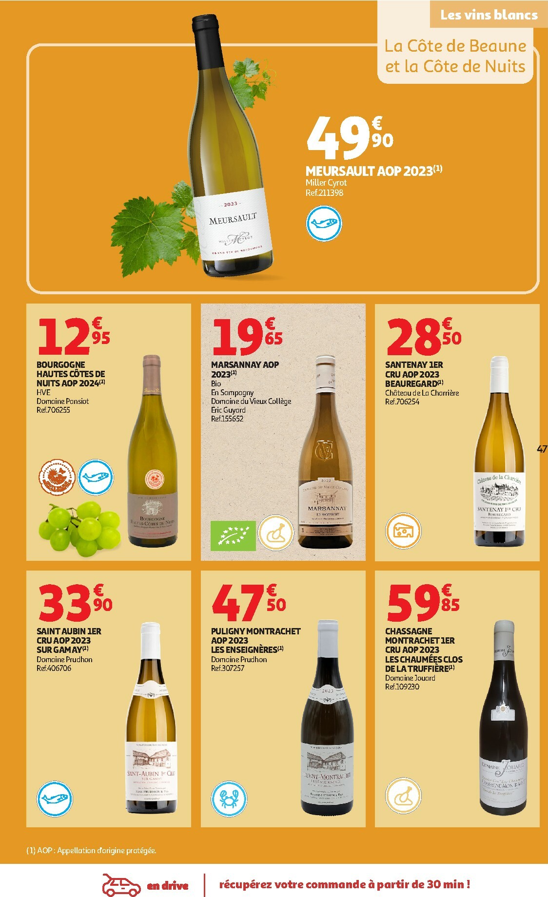 auchan - Catalogue Auchan - Foire aux Vins d'Automne valable du 30/09 au 12/10 - page: 47