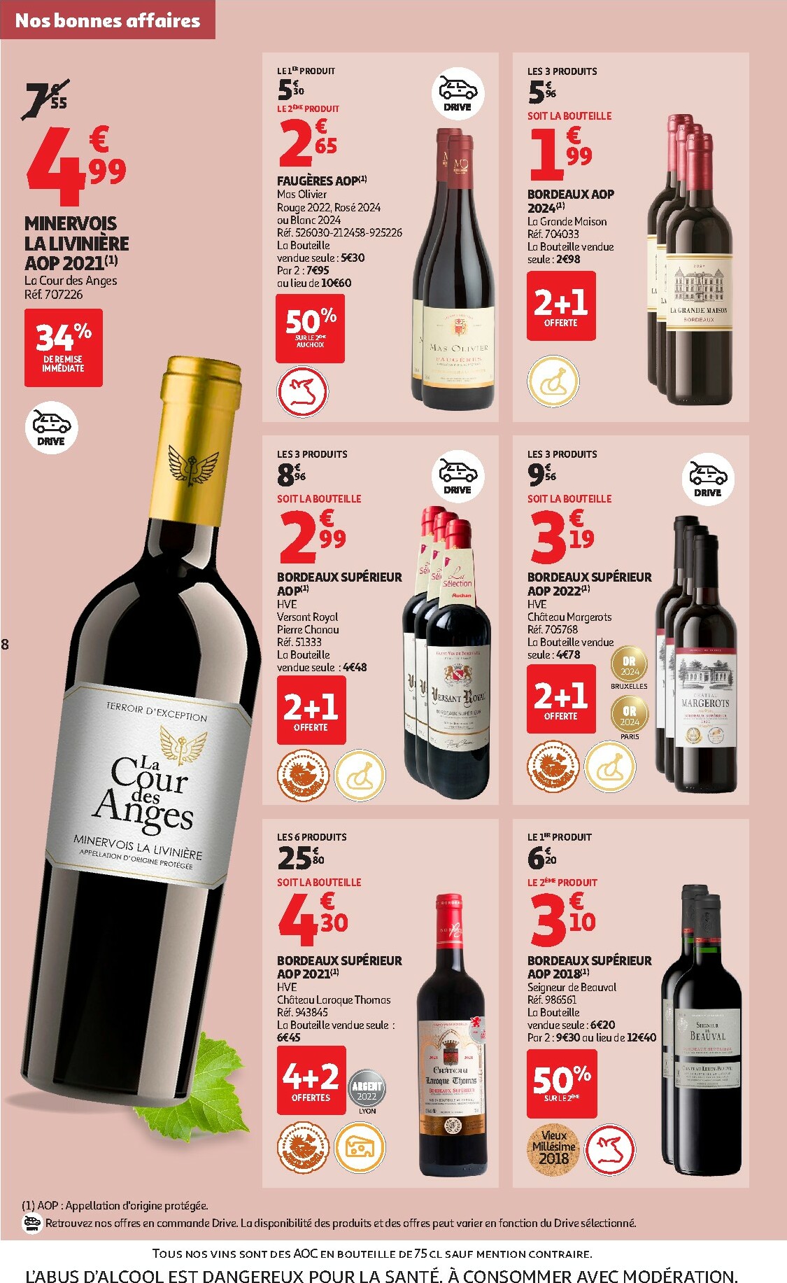 auchan - Catalogue Auchan - Foire aux Vins d'Automne valable du 30/09 au 12/10 - page: 8
