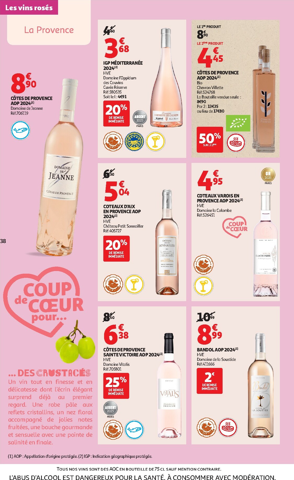 auchan - Catalogue Auchan - Foire aux Vins d'Automne valable du 30/09 au 12/10 - page: 38