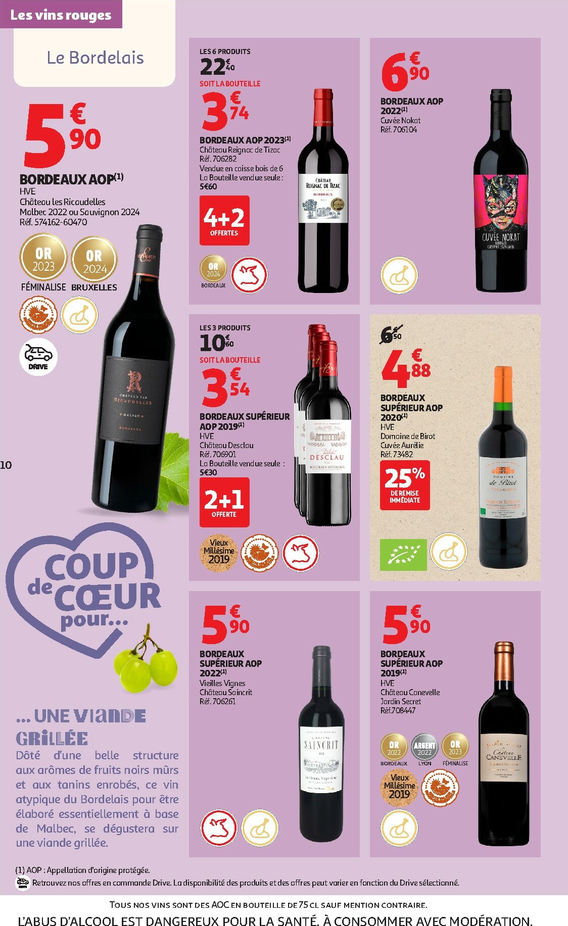 auchan - Catalogue Auchan - Foire aux Vins d'Automne valable du 30/09 au 12/10 - page: 10