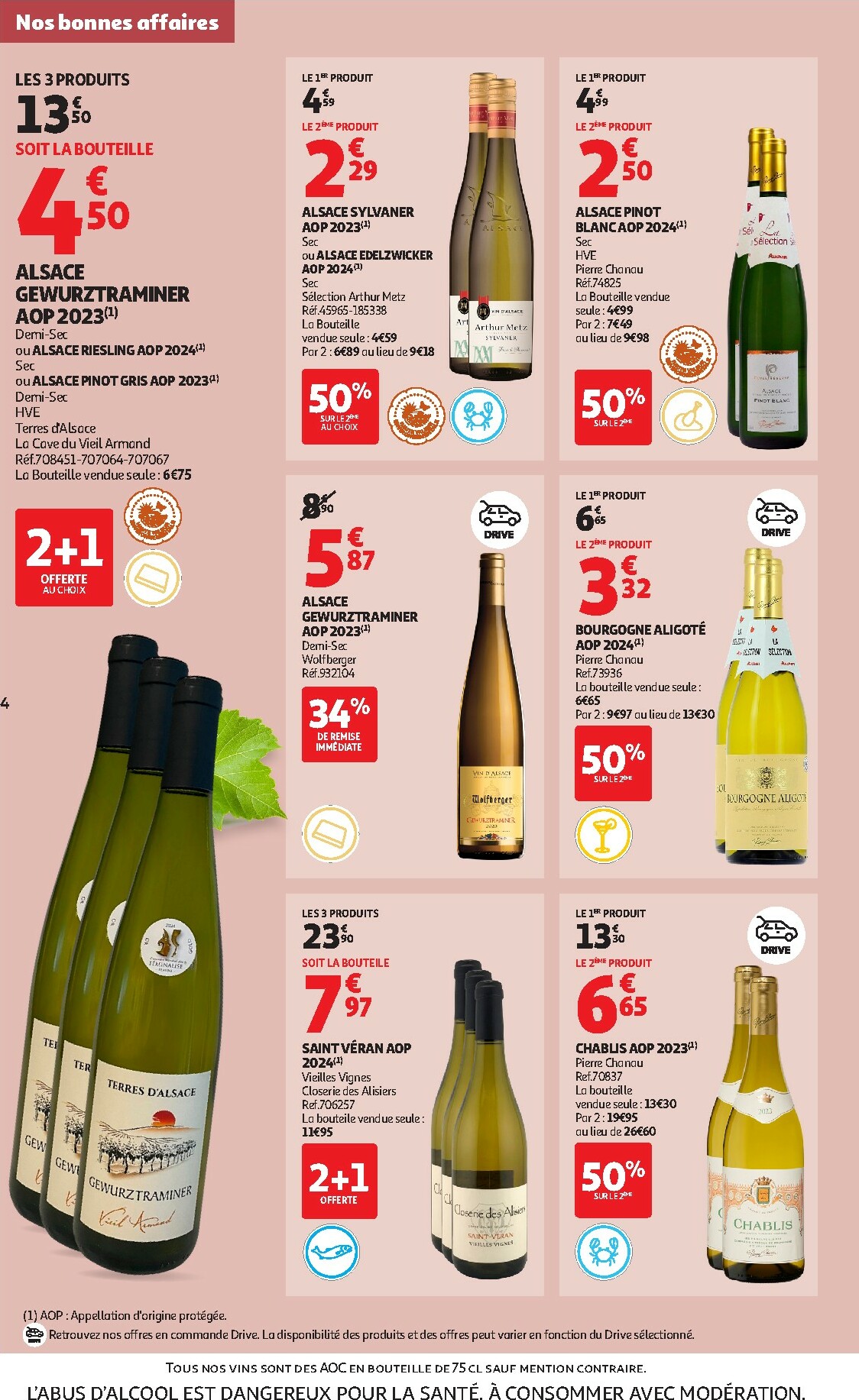 auchan - Catalogue Auchan - Foire aux Vins d'Automne valable du 30/09 au 12/10 - page: 4