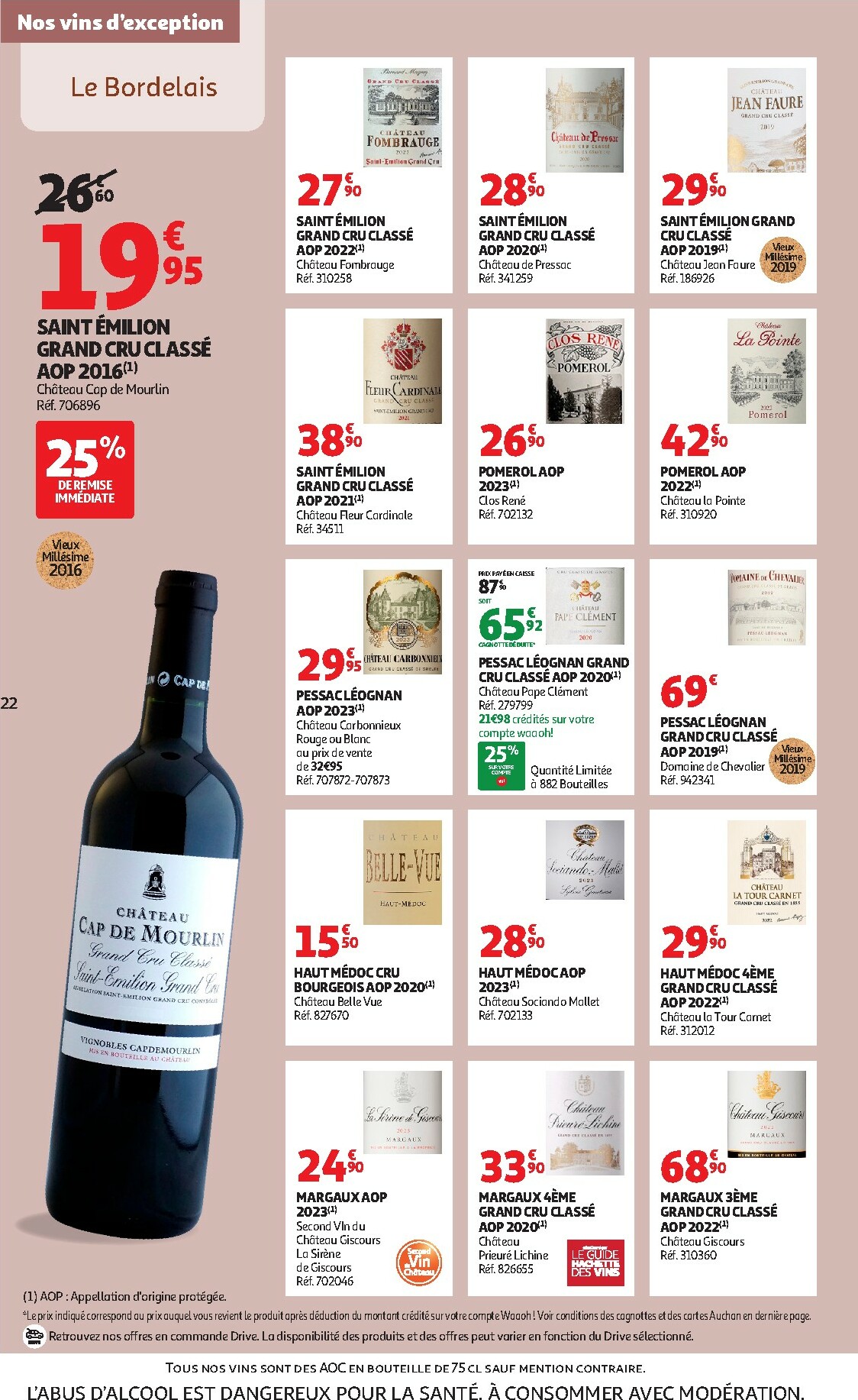 auchan - Catalogue Auchan - Foire aux Vins d'Automne valable du 30/09 au 12/10 - page: 22