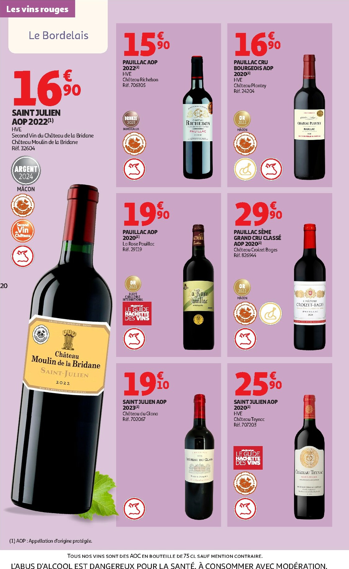 auchan - Catalogue Auchan - Foire aux Vins d'Automne valable du 30/09 au 12/10 - page: 20