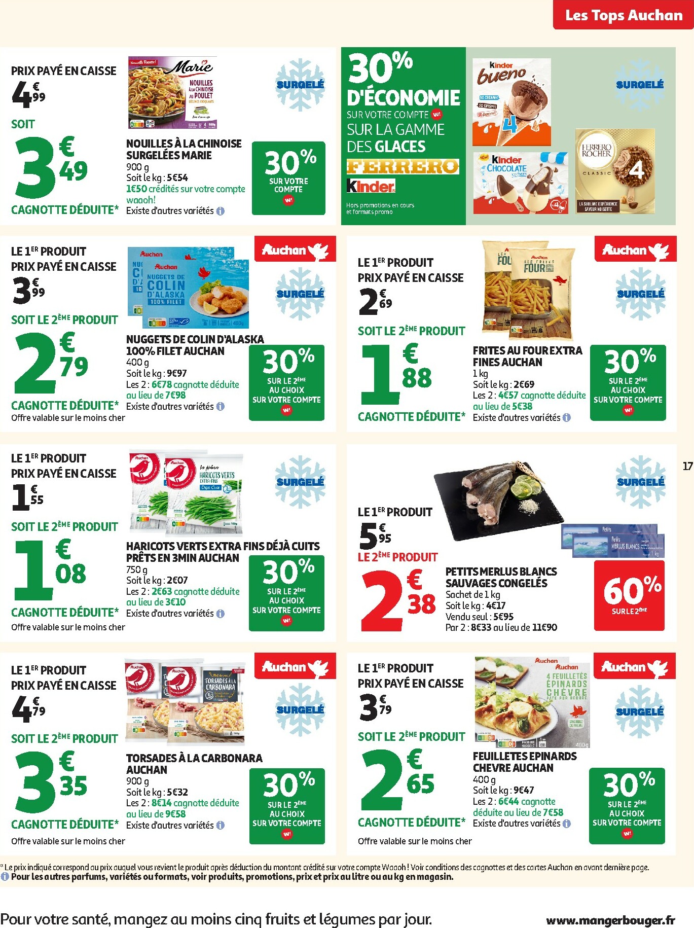 auchan - Catalogue Auchan supermarché - Les Halles d'automne dans votre super valable du 30/09 au 11/10 - page: 17