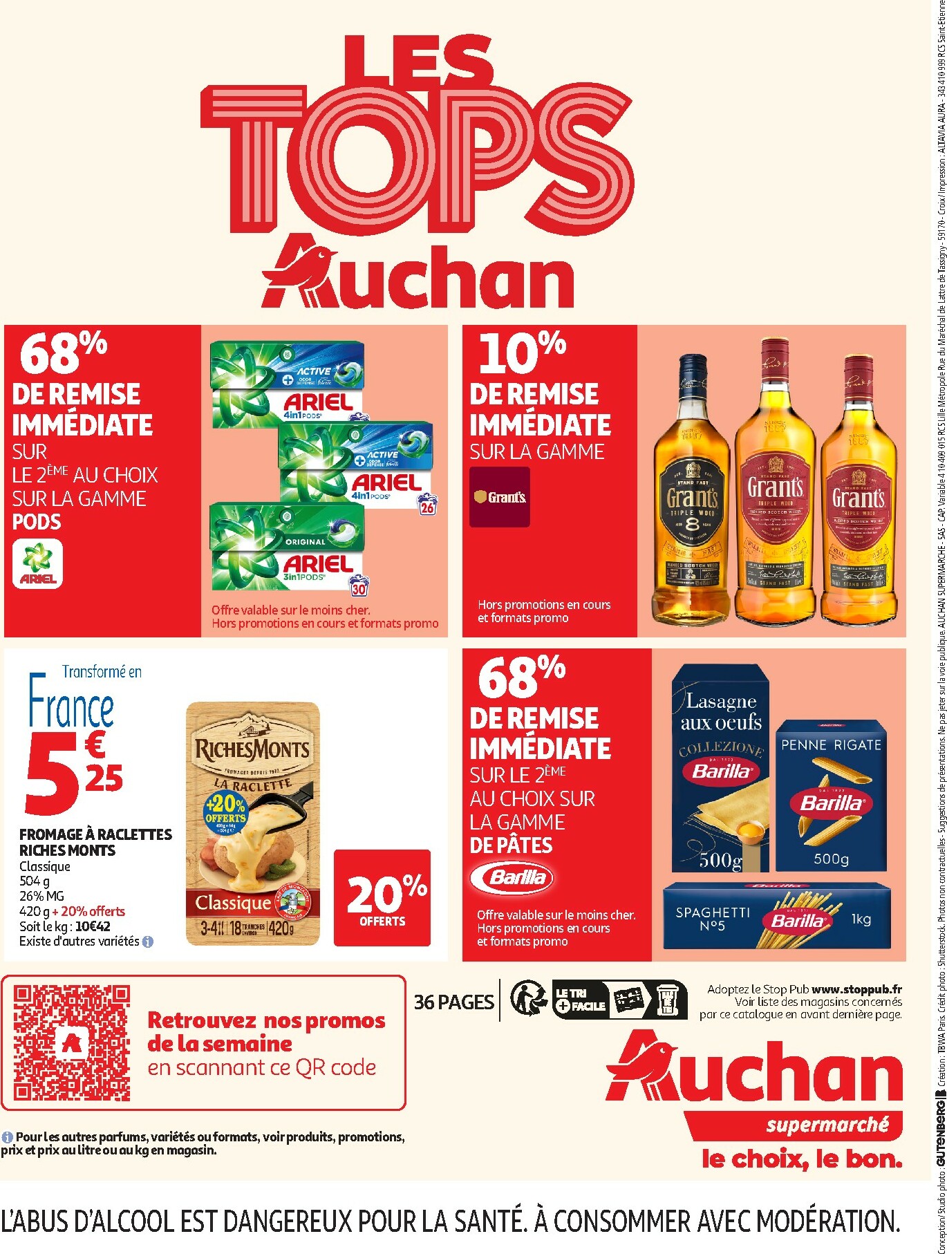 auchan - Catalogue Auchan supermarché - Les Halles d'automne dans votre super valable du 30/09 au 11/10 - page: 36