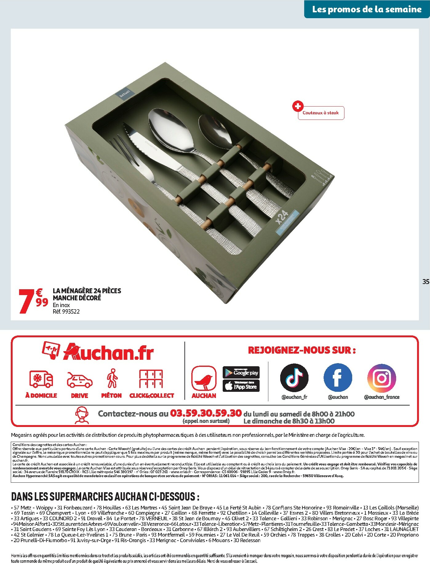 auchan - Catalogue Auchan supermarché - Les Halles d'automne dans votre super valable du 30/09 au 11/10 - page: 35
