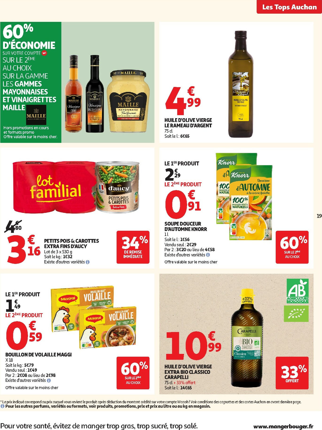 auchan - Catalogue Auchan supermarché - Les Halles d'automne dans votre super valable du 30/09 au 11/10 - page: 19