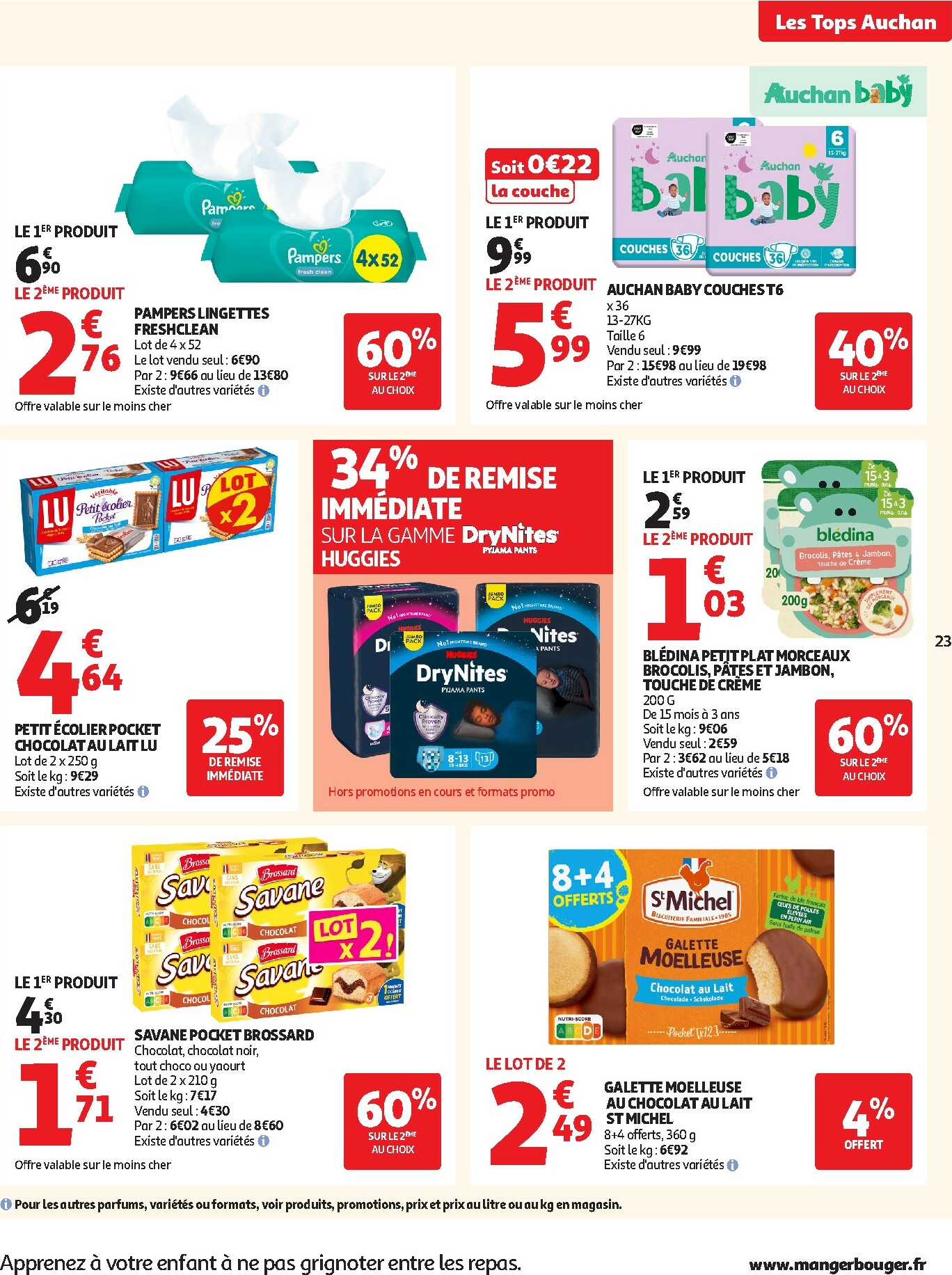 auchan - Catalogue Auchan supermarché - Les Halles d'automne dans votre super valable du 30/09 au 11/10 - page: 23