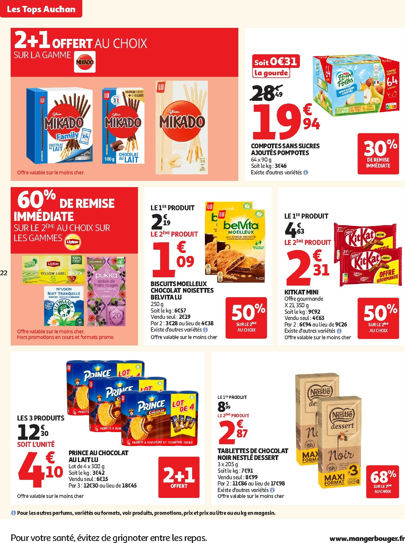 auchan - Catalogue Auchan supermarché - Les Halles d'automne dans votre super valable du 30/09 au 11/10 - page: 22