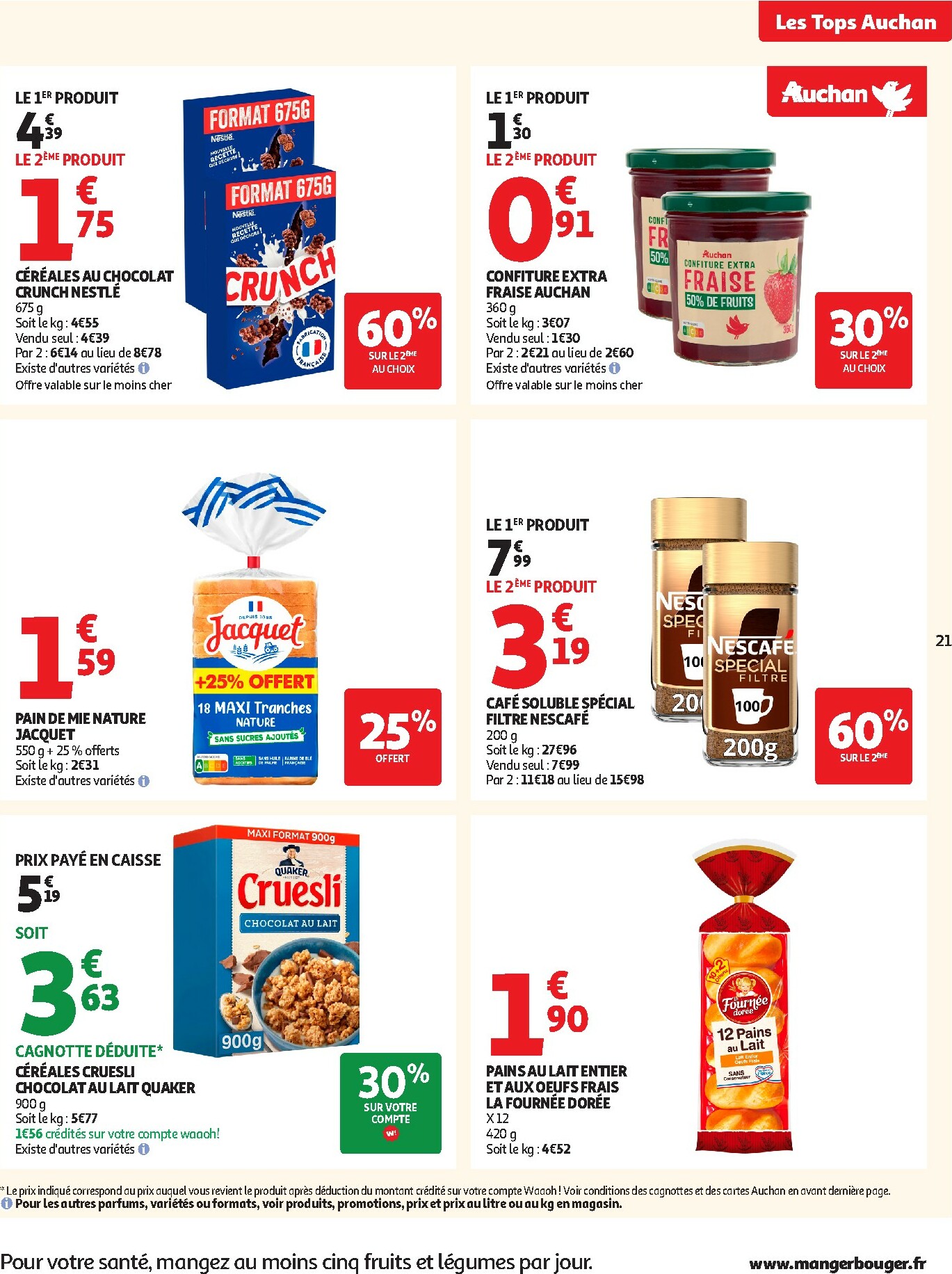 auchan - Catalogue Auchan supermarché - Les Halles d'automne dans votre super valable du 30/09 au 11/10 - page: 21